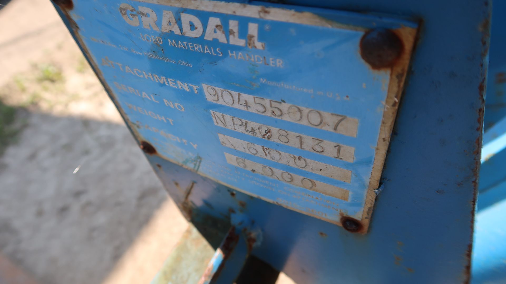 Gradall Material Handler, Model: 534B6, SN: 8644923G - Image 2 of 6