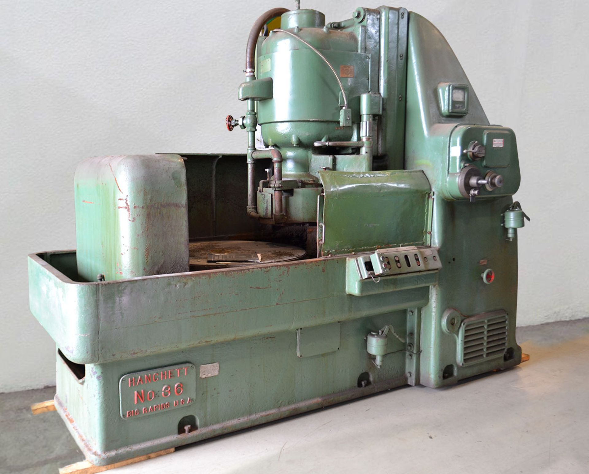 HANCHETT ROTARY SURFACE GRINDER #36 MOD. 36-115, 36" CHUCK