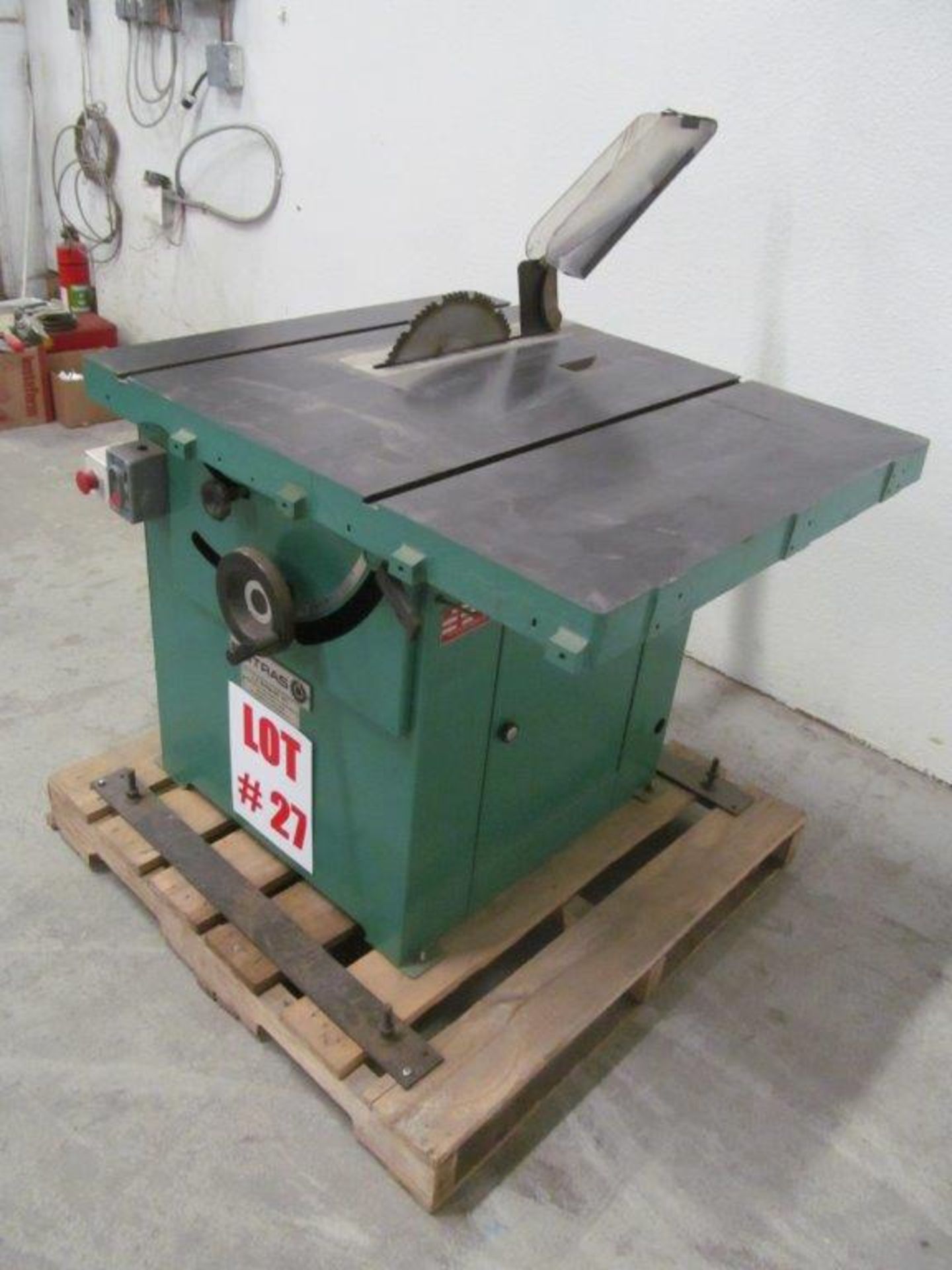 POITRAS TILTING ARBOR TABLE SAW MODEL: TS121, 3HP, ELECTRICS: 220V/3PH/60C - Image 3 of 3