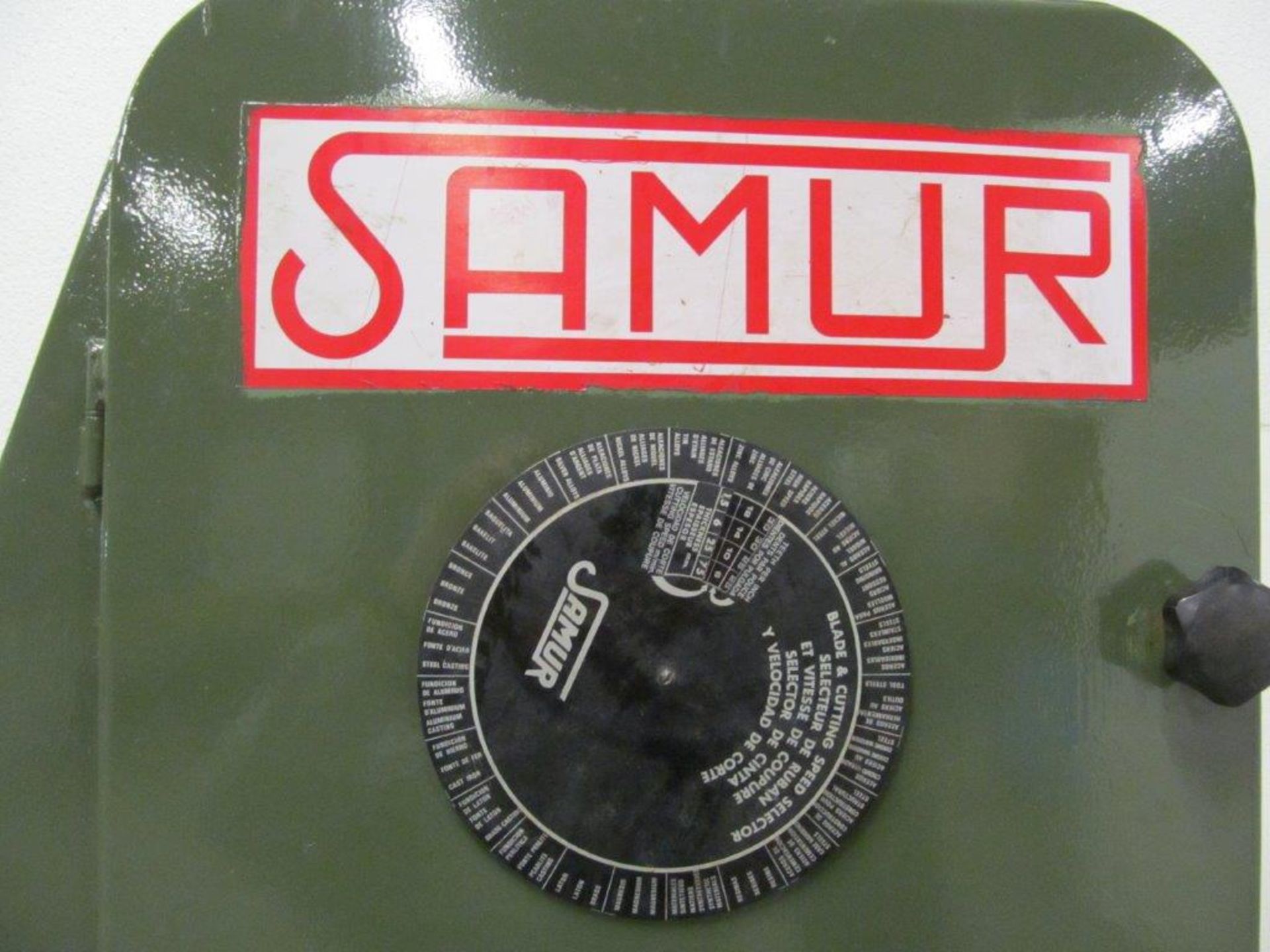 SAMUR METAL VERTICAL BANDSAW MODEL: S-400-VR, 15" THROAT, ELECTRICS: TBA - Image 2 of 4