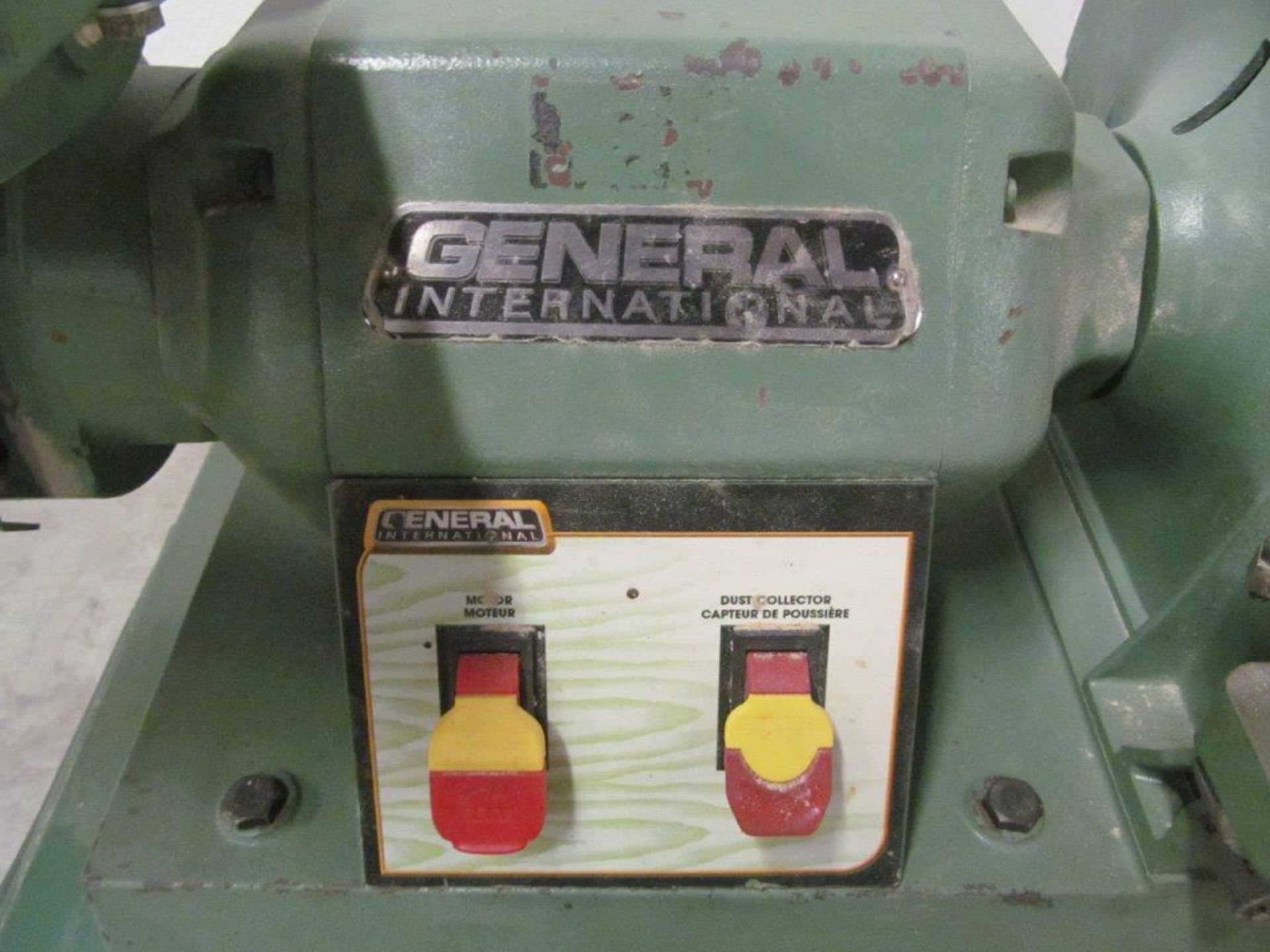 GENERAL INTERNATIONAL BELT/DISC SANDER MODEL: 15-035DCM, BELT: 6", DISC: 12", ELECTRICS: 110V/220V/ - Image 4 of 5