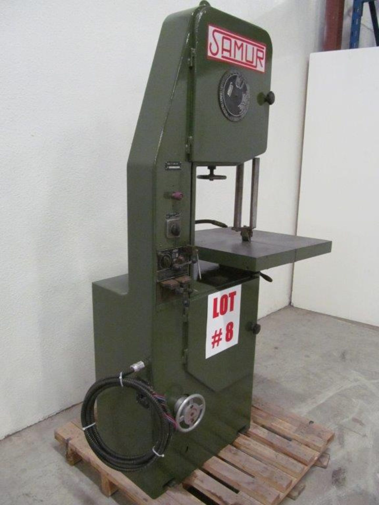 SAMUR METAL VERTICAL BANDSAW MODEL: S-400-VR, 15" THROAT, ELECTRICS: TBA - Image 3 of 4