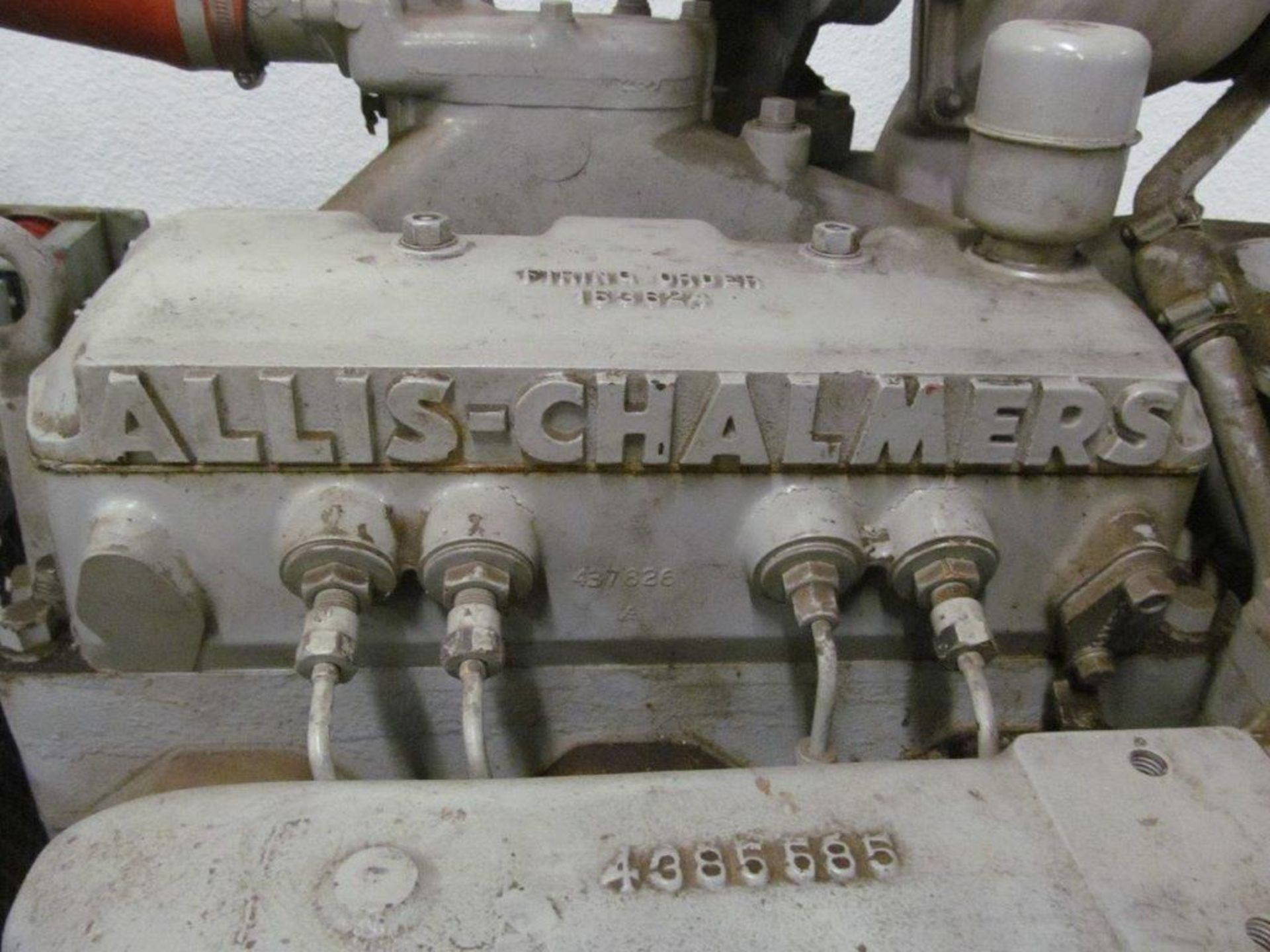 ALLIS-CHALMERS DIESEL GENERATOR 125KVA, 100KW, VOLTS 120/208, ENGINE MODEL 21000 - Image 4 of 7