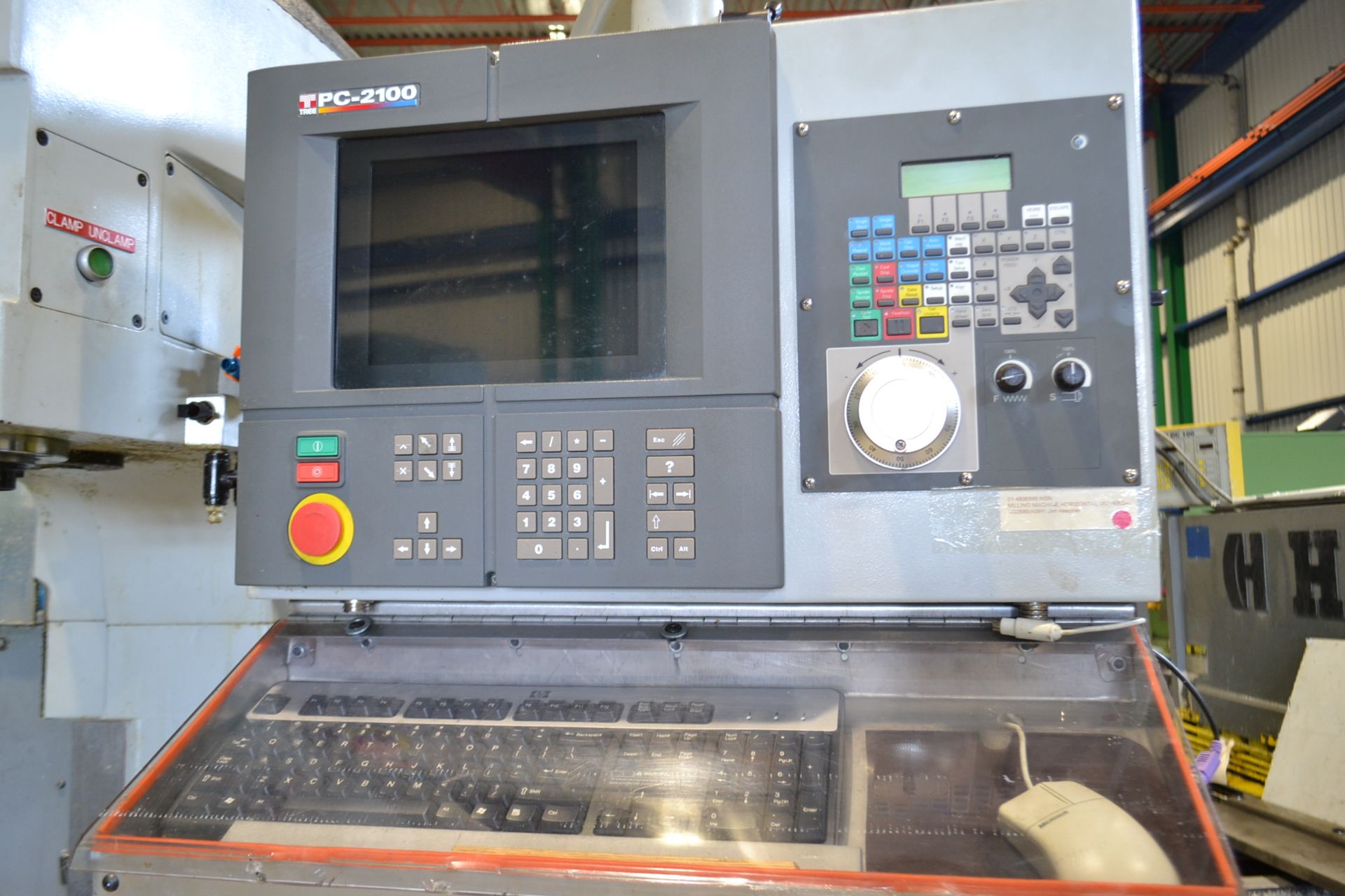 TREE CNC MILL, MOD. JOURNEYMAN 425, CONTROL: PC 2100 - Image 3 of 8