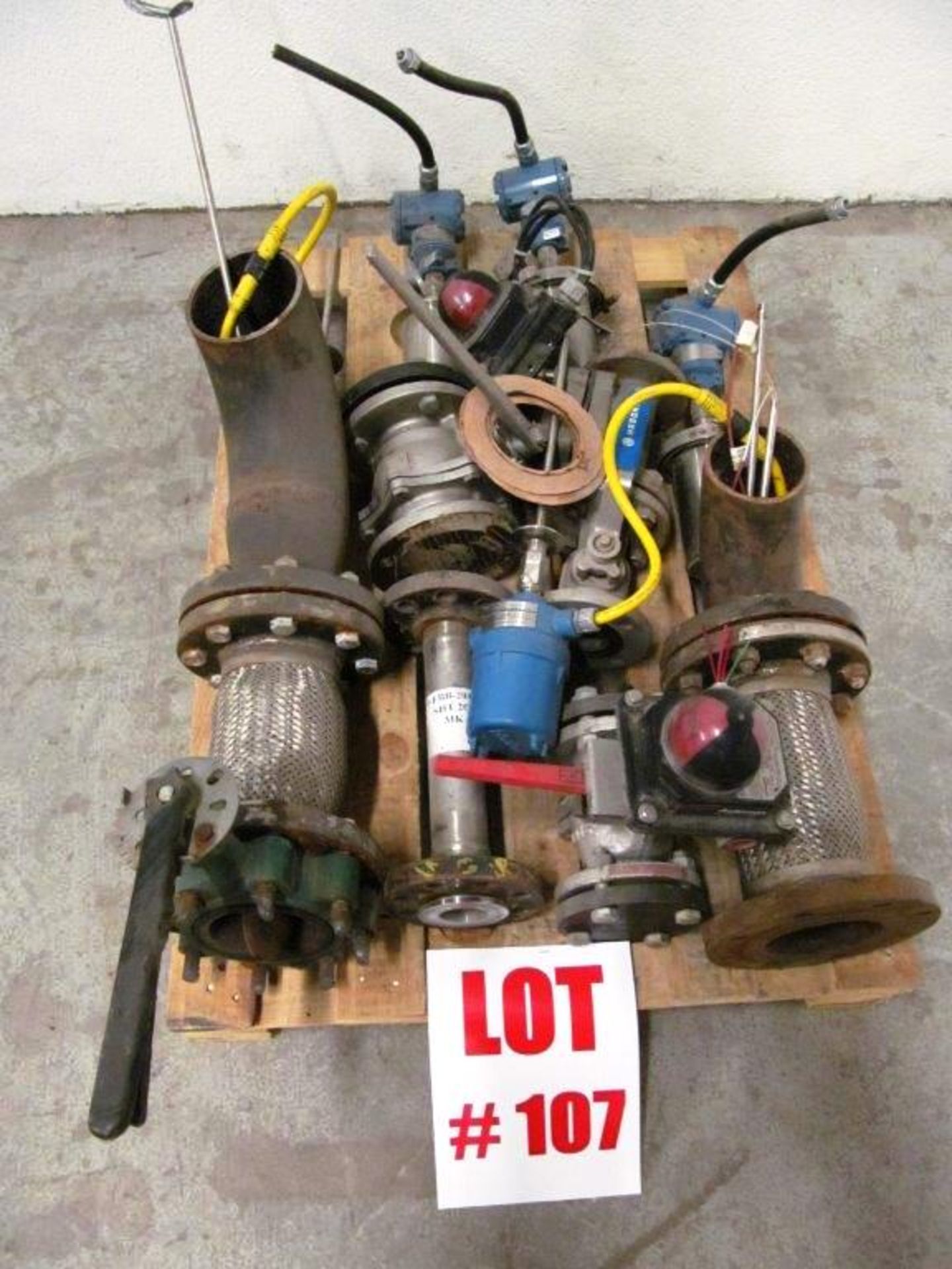 1 LOT ASSORTED VALVES & CONTROLS