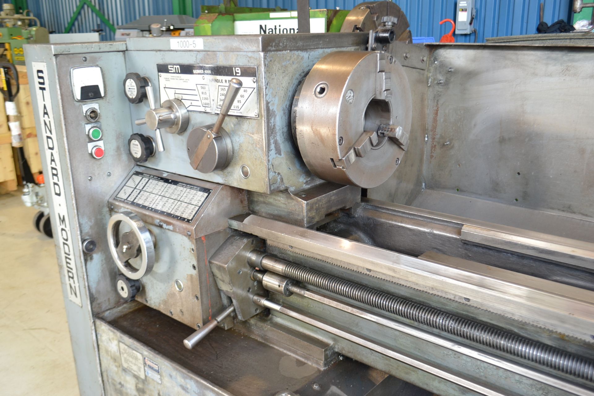 STANDARD MODERN LATHE SERIES 4000, 20” X 60”, 3” BORE, SERIAL: 6365 - Image 4 of 5