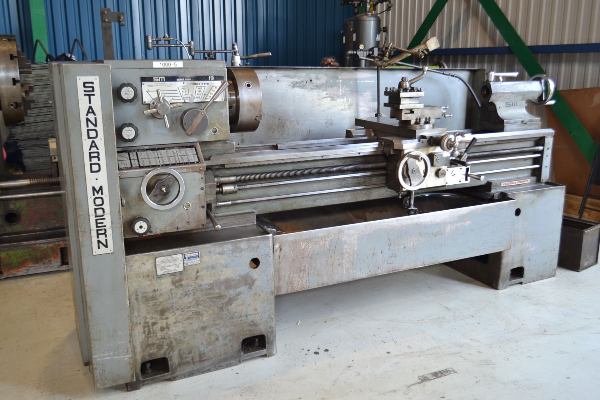 STANDARD MODERN LATHE SERIES 4000, 20” X 60”, 3” BORE, SERIAL: 6365