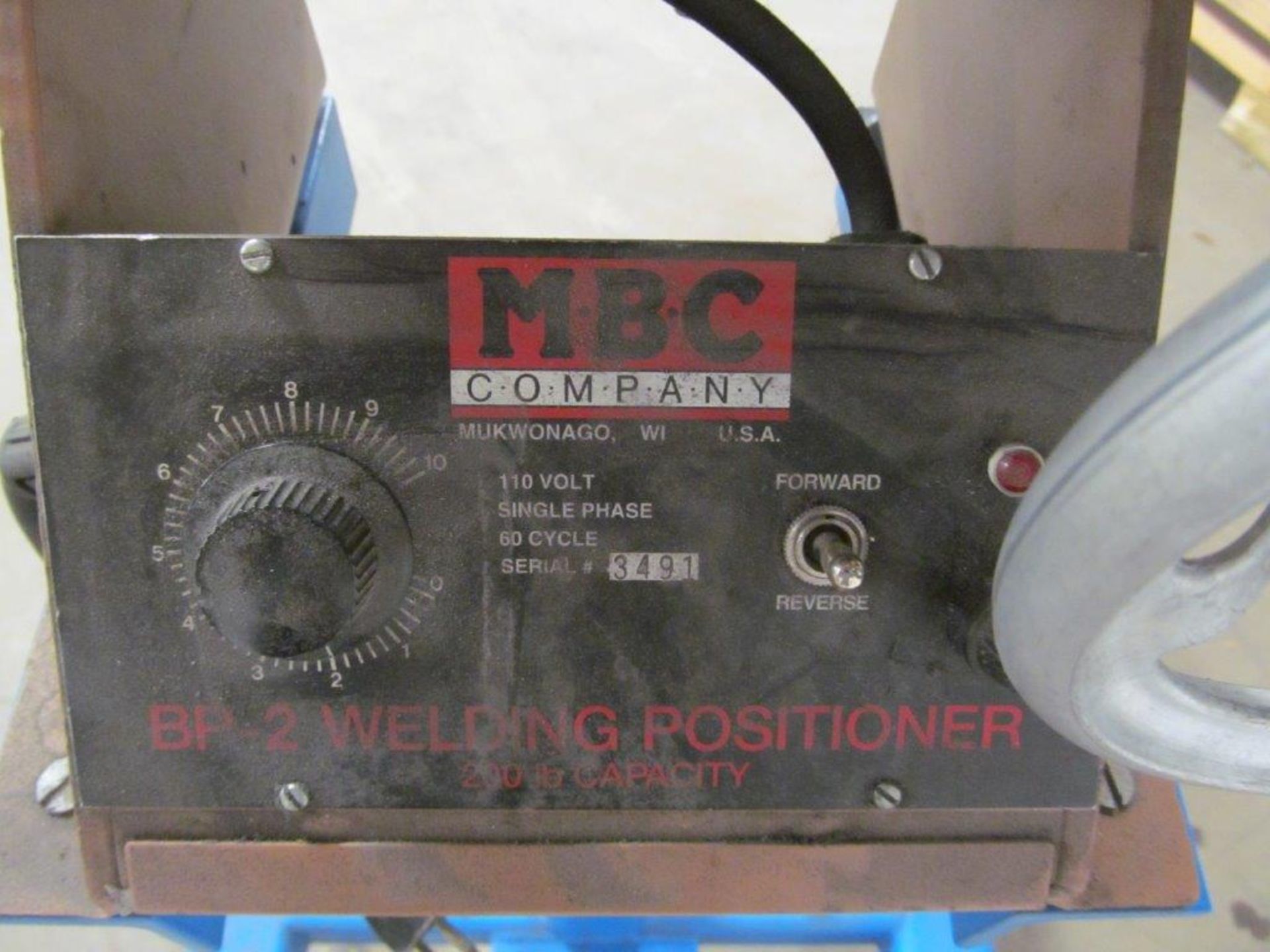 WELDING POSITIONER MODEL MBC BP-2 - Image 4 of 5