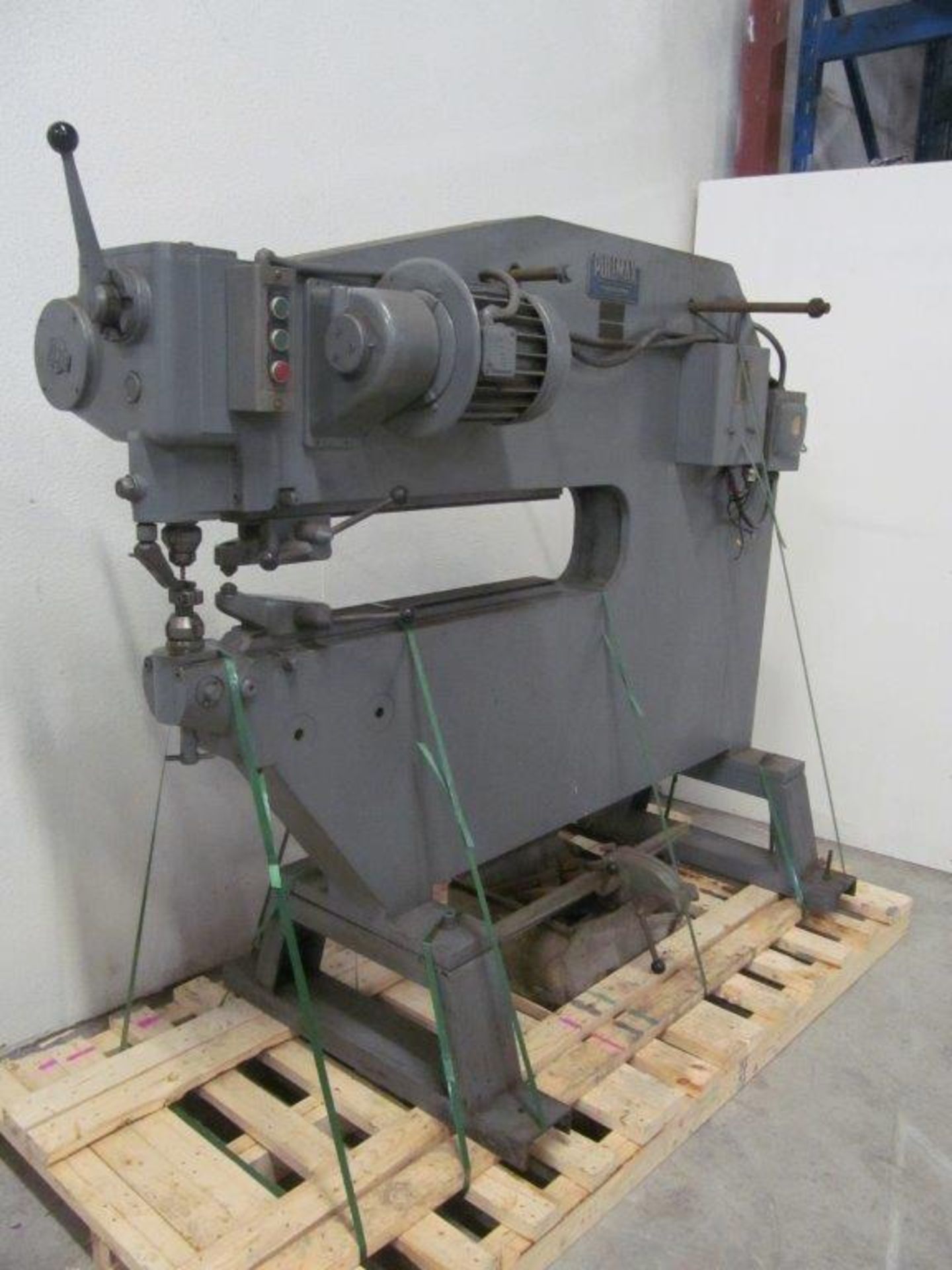 PULLMAX (SWEDEN) UNIVERSAL SHEARING AND FORMING MACHINE, MODEL P8, THROAT DEPTH 46'' - Image 2 of 7