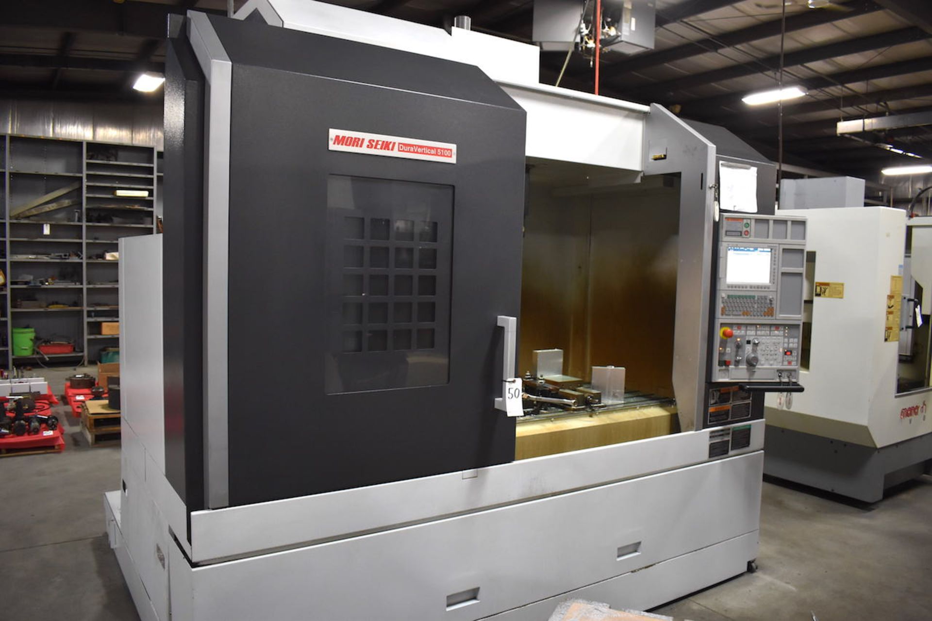 2010 MORI SEIKI DURA VERTICAL 5100 CNC VERTICAL MACHINING CENTER: S/N DV005JL2817; W/Mori Seiki