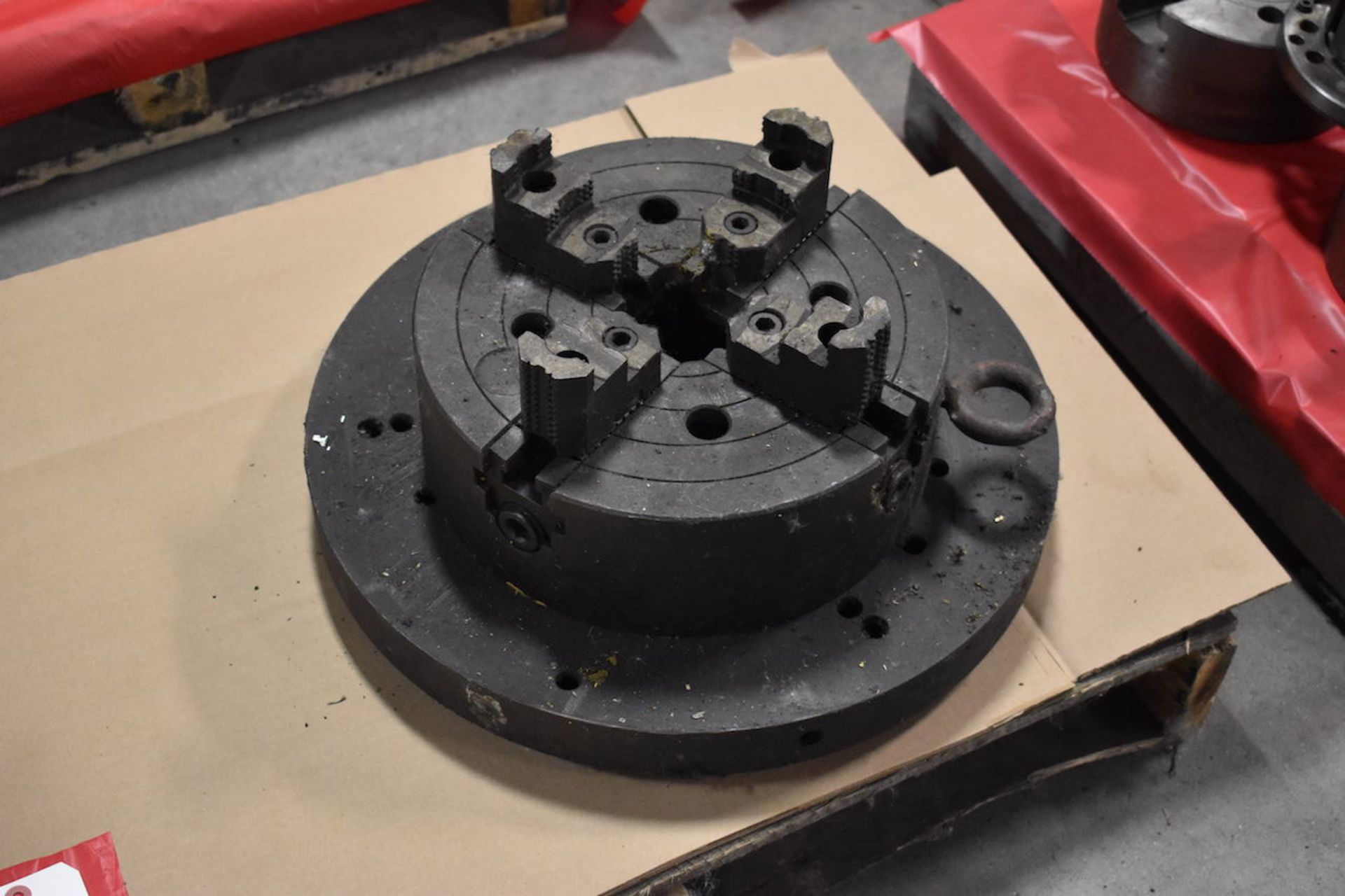 LOT: 18" 3-JAW CHUCK; 12" 4-JAW CHUCK & 18" FACE PLATE - Image 2 of 2