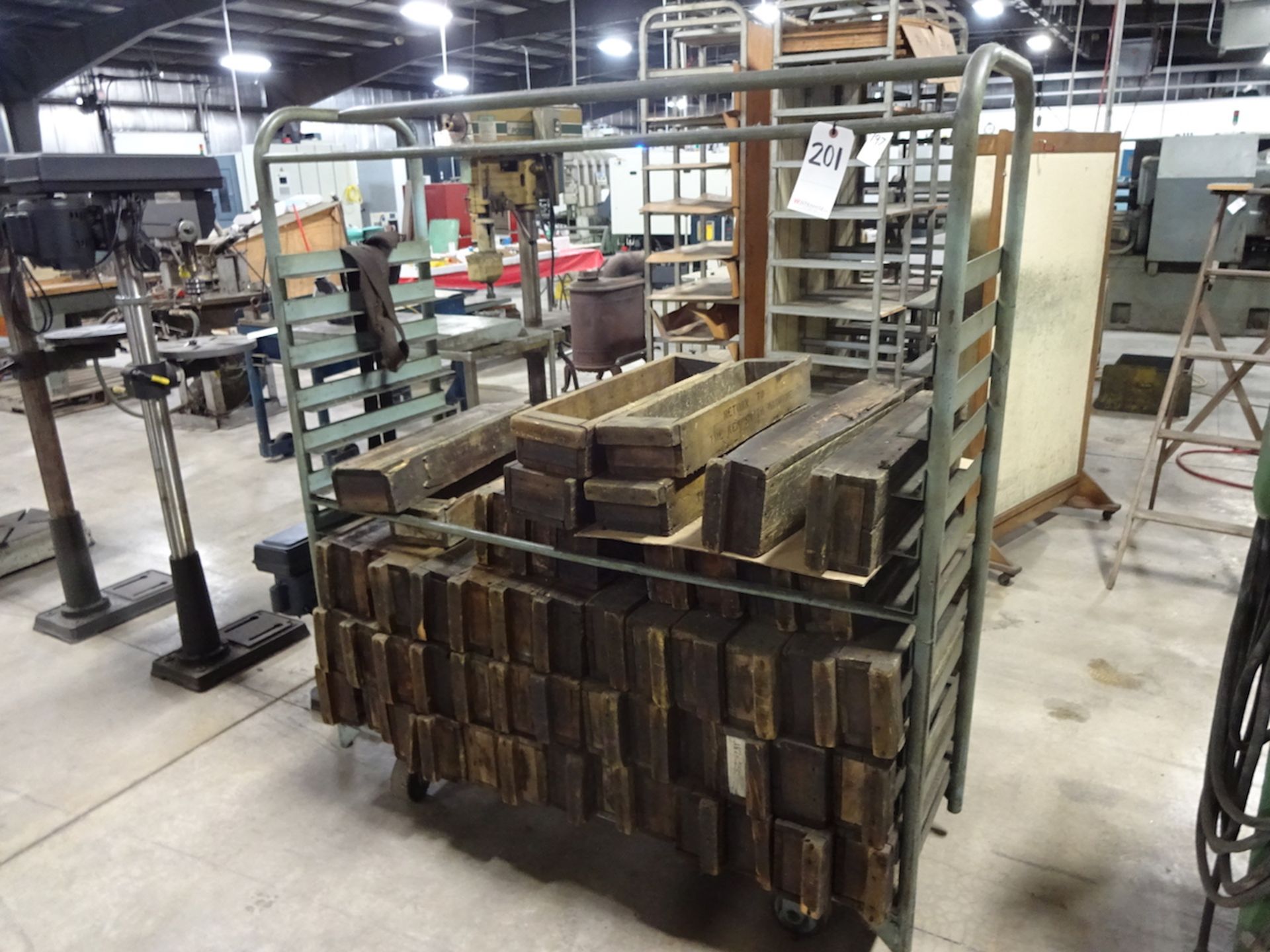 MATERIAL CART; INCLUDES WOOD BOXES