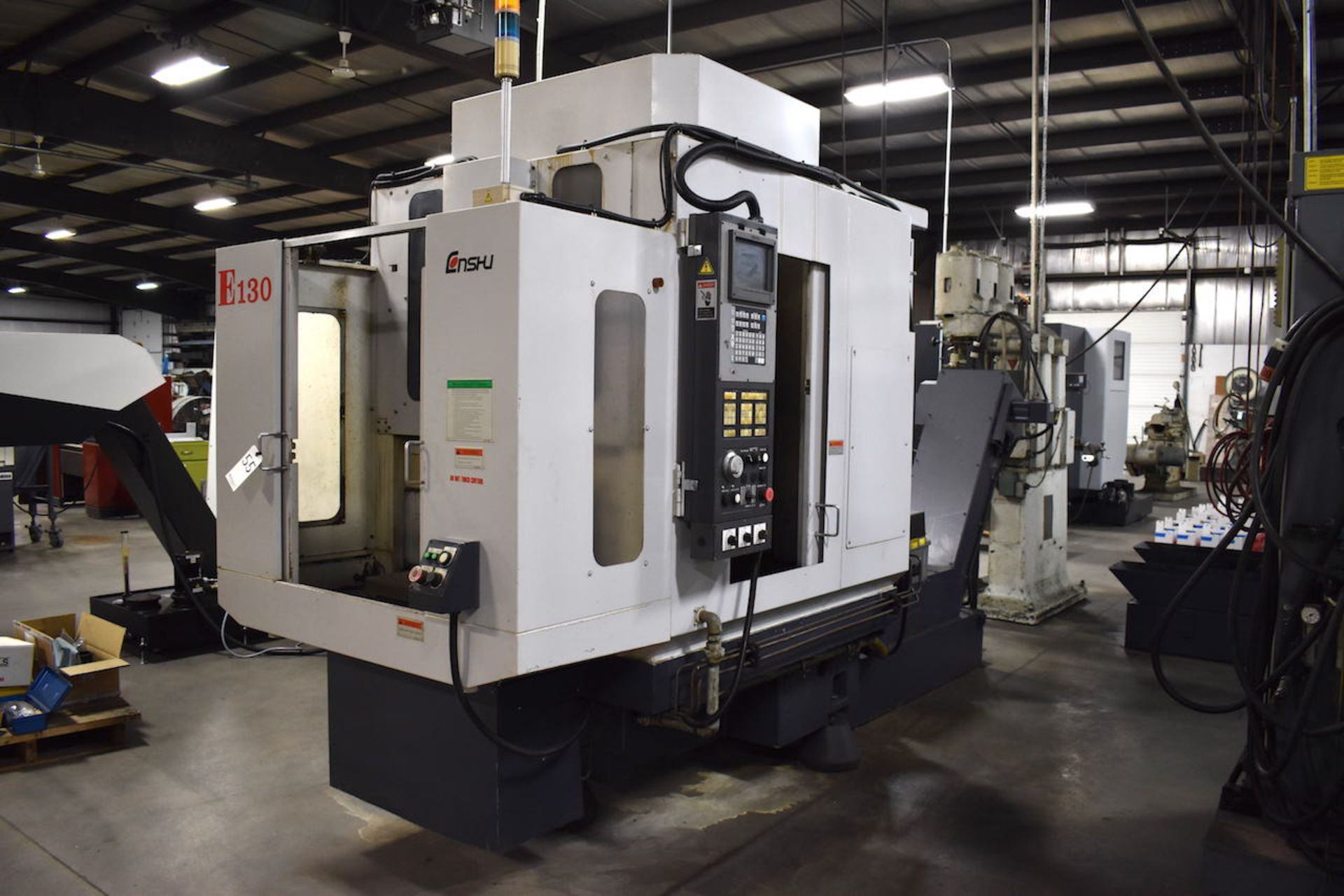 1999 ENSHU TYPE E130 CNC DRILL & TAP CENTER W/ PALLET CHANGER: S/N 474; W/Yasnac CNC Control; (2)