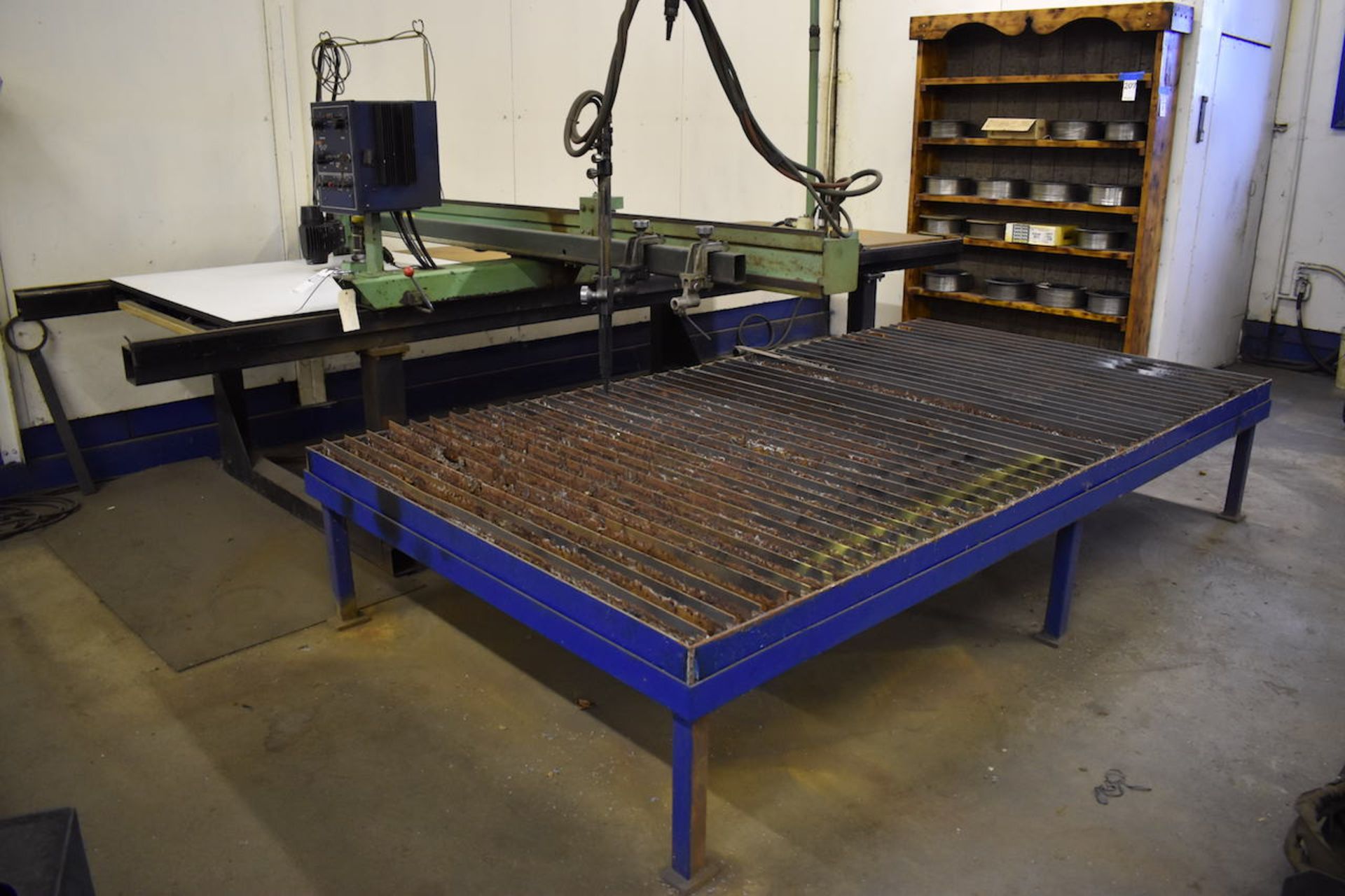 KOIKE SANSO 5' X 12' CAP. MODEL IK-1200 2-TORCH BURNING TABLE; W/CO-ORD Drive Tracing System - Image 2 of 7