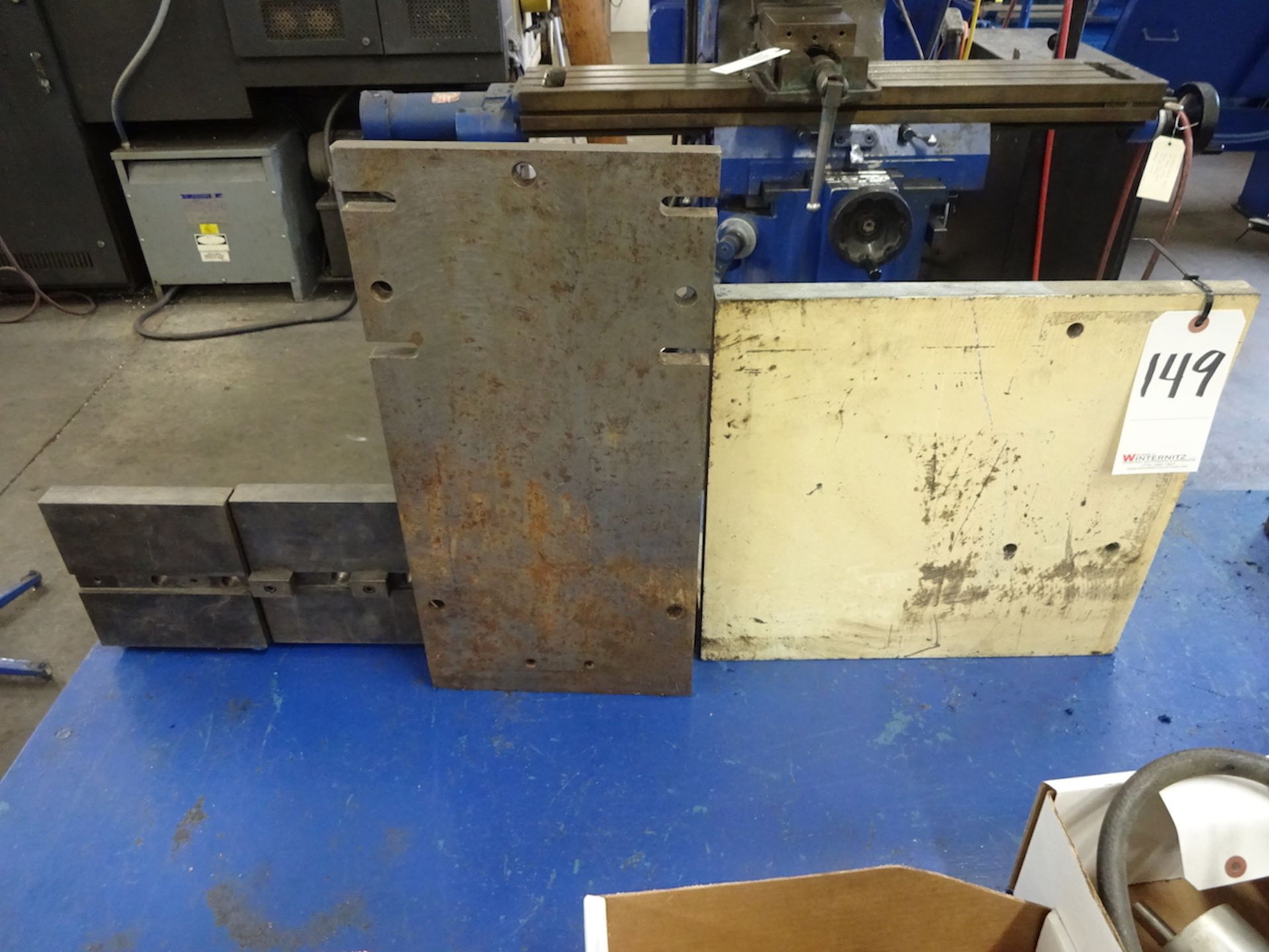 LOT: (3) ASSORTED ANGLE PLATES