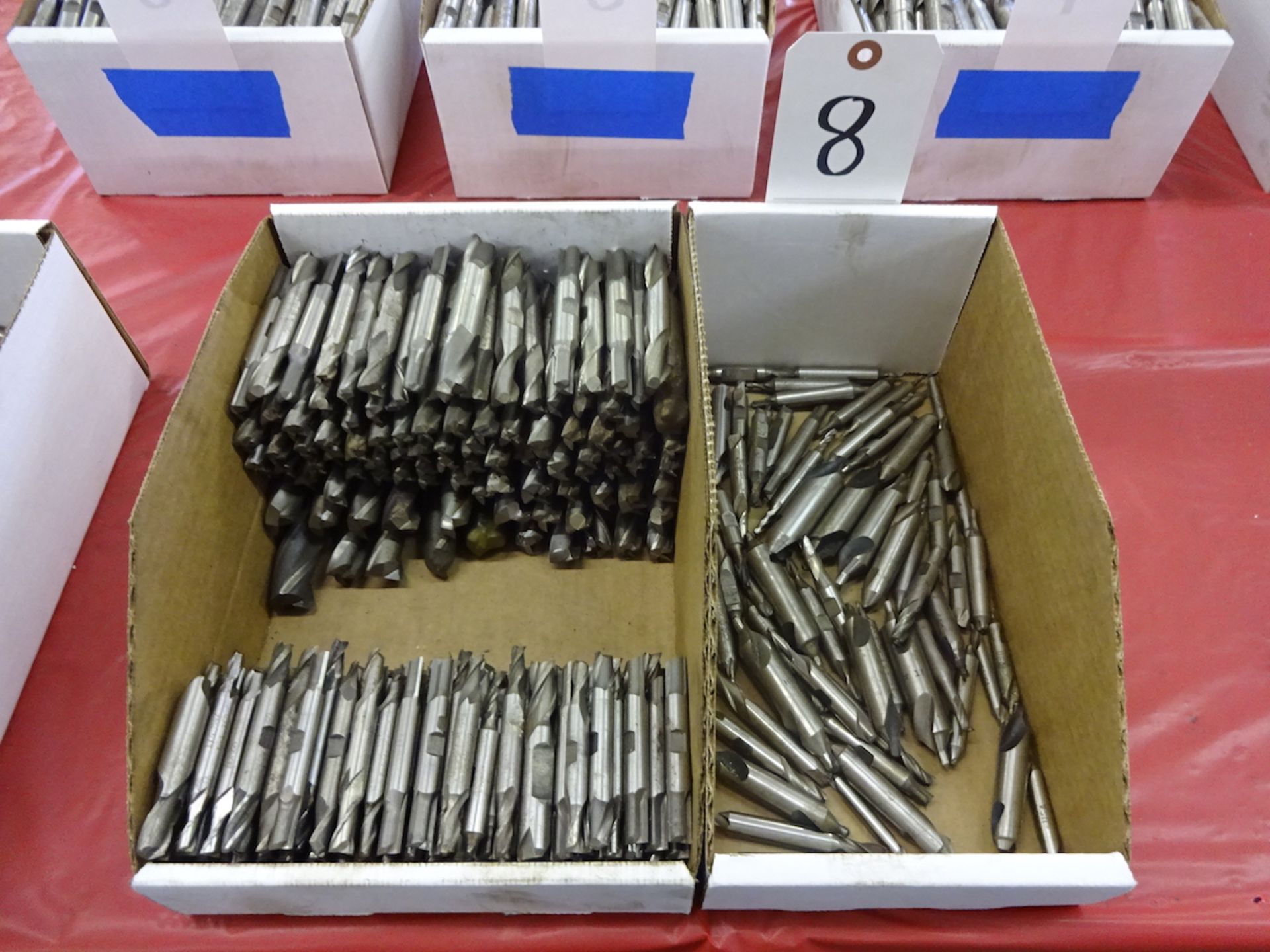 LOT: ASSORTED DOUBLE END MILLS IN (2) BOXES