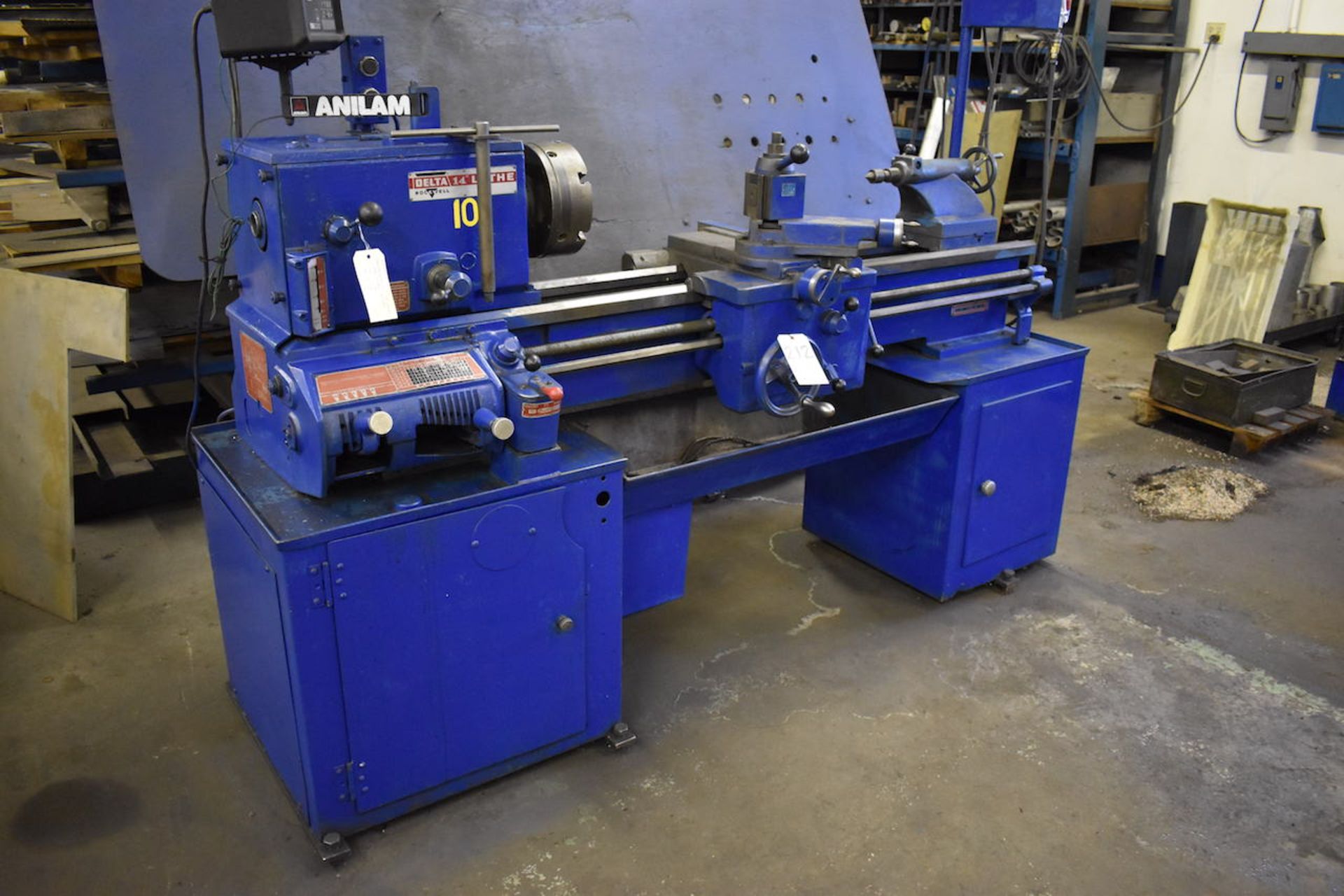 DELTA/ROCKWELL 14" X 40" (APPROX.) TYPE 25-200 TOOL ROOM LATHE: S/N 1319938; W/Anilam Mini Wizard - Image 2 of 7