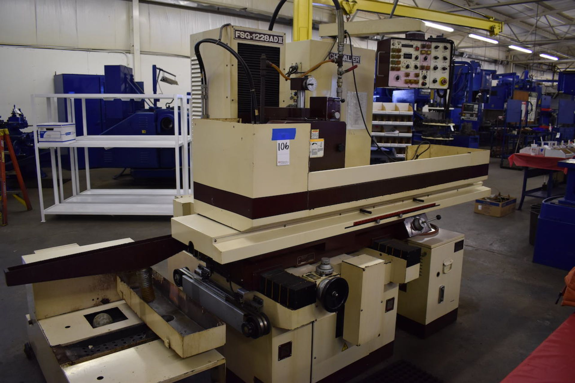 CHEVALIER 12" X 28" MODEL FSG1228ADII HYDRAULIC SURFACE GRINDER: S/N FB859001; W/Rough Grinding