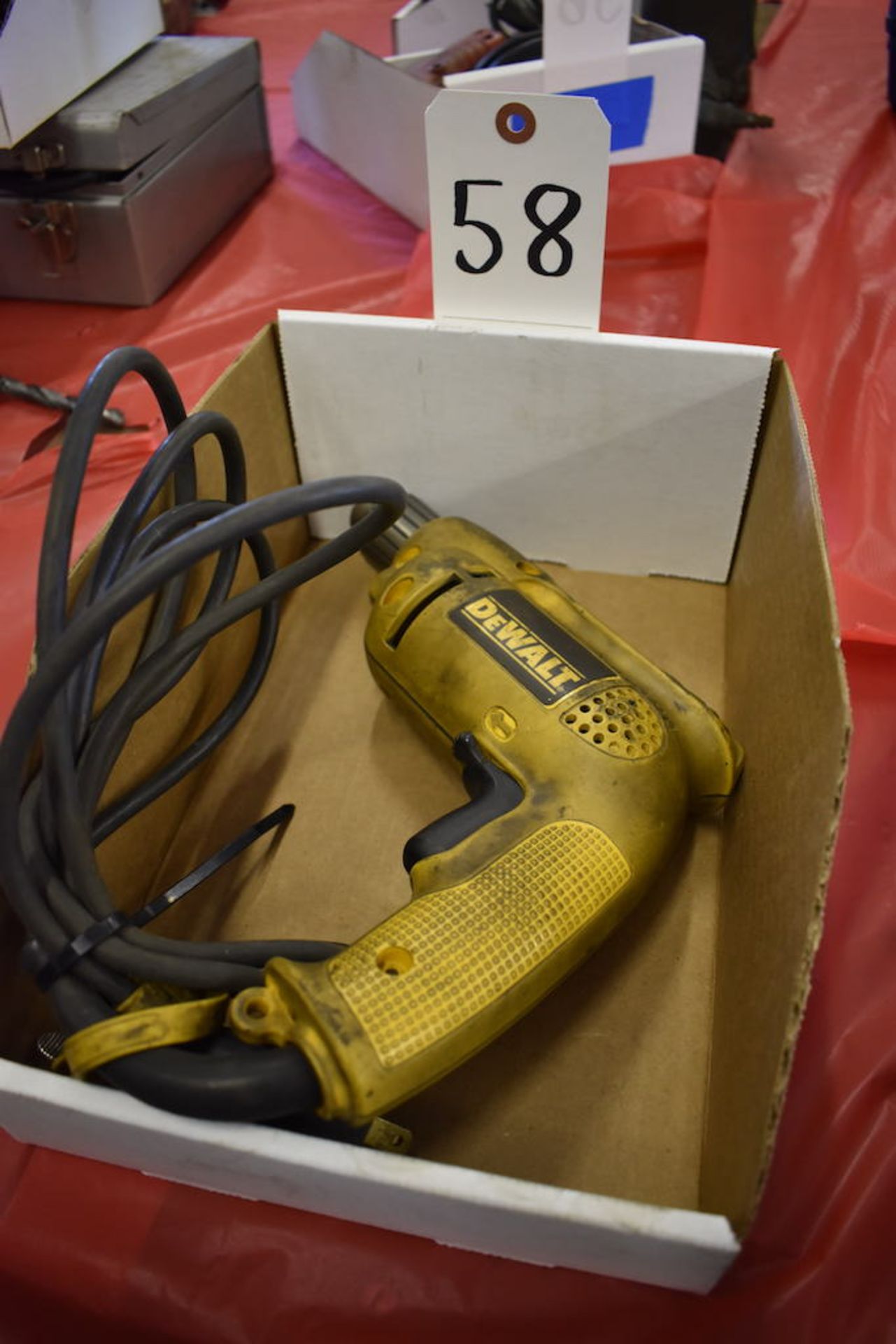 DEWALT MODEL D21002 3/8" VARIABLE SPEED REVERSING DRILL