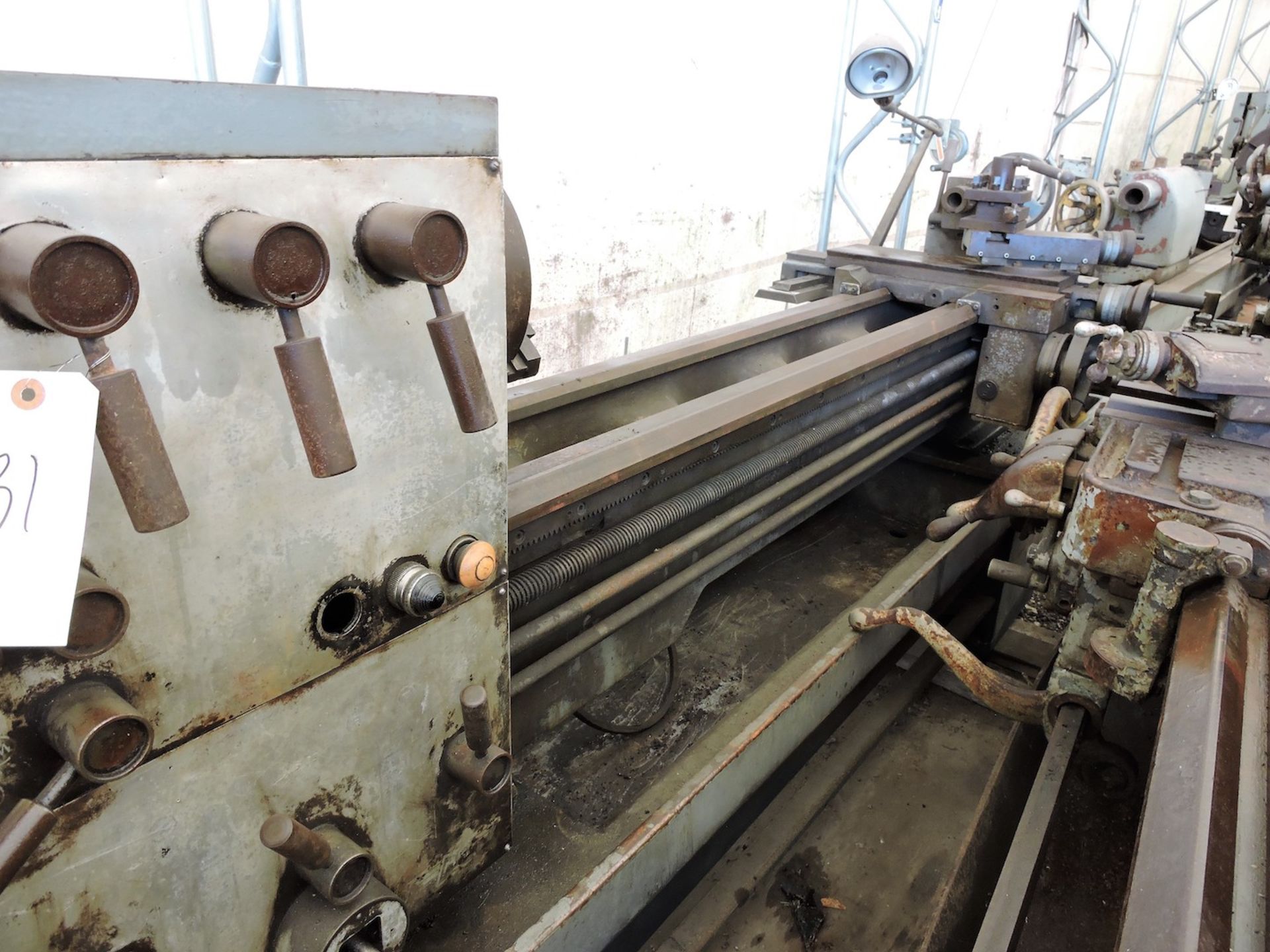 TWIN WEST 18" X 60" LATHE: S/N N/A; 12" CHUCK; SHIPPING DIMS 105" LONG X 40" WIDE X 56" TALL ( - Image 2 of 2