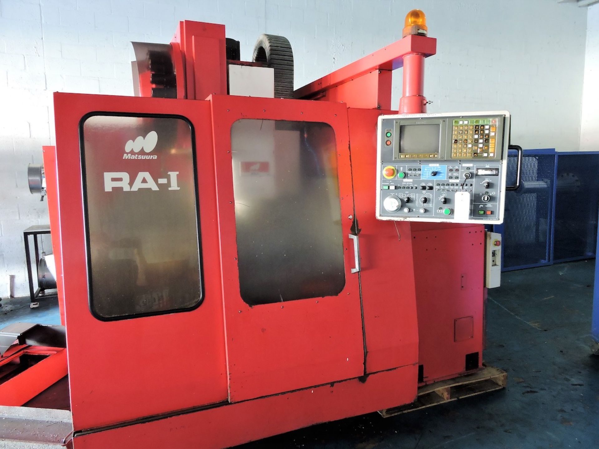 MATSUURA RA1 PALLET VERTICAL MACHINING CENTER; W/i-80 Control; X-Axis Travel: 20"; Y-Axis Travel: