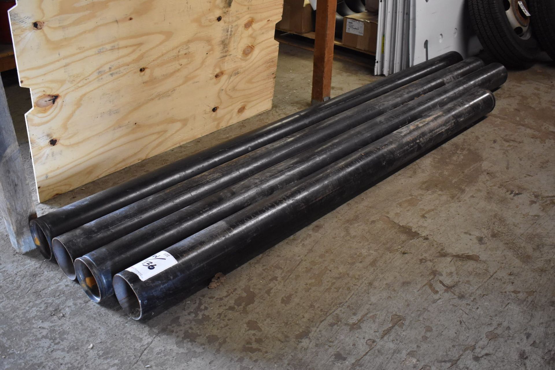 Lot: Black Iron Pipe with Elbows & Couplers