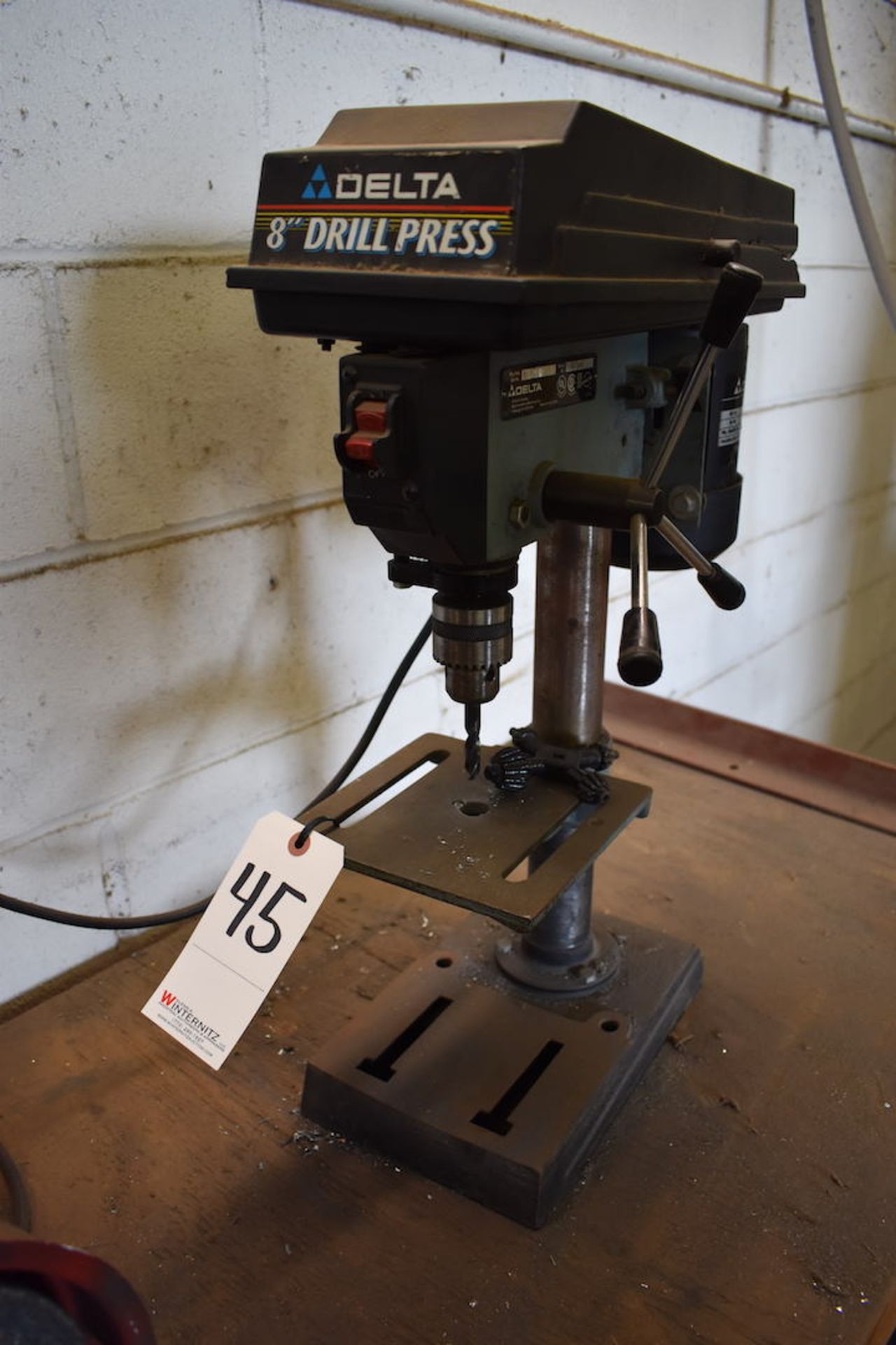 Delta 8" Bench Top Drill Press Model 11950 Type 2, S/N W9947, 1/4 HP, 115 Volt