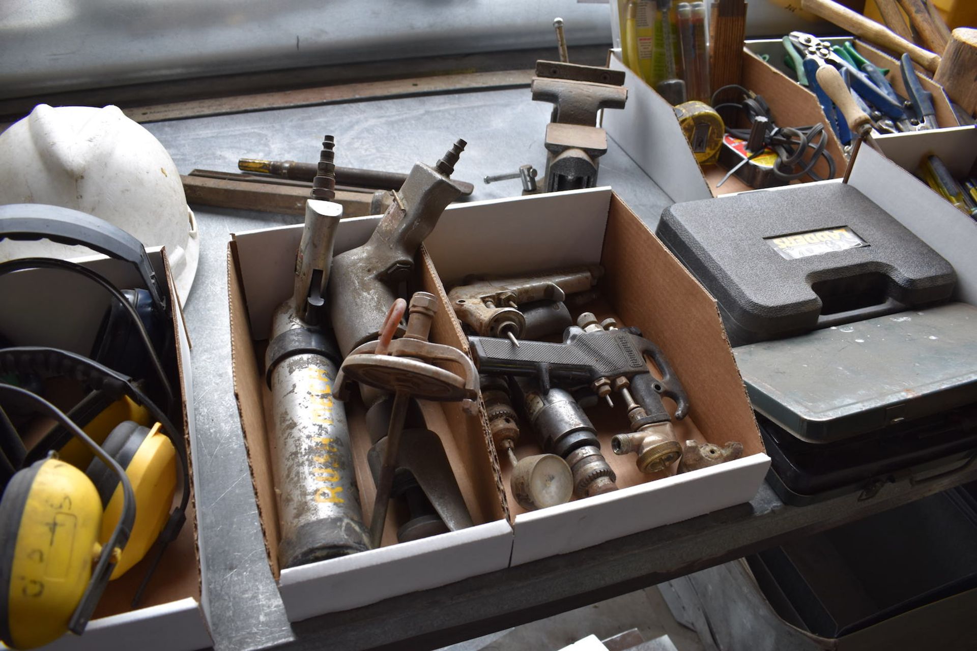 Lot: Assorted Hand Tools including C-Clamp, Conduit Benders, Metal Snips, Screw Drivers, Hammers, - Image 3 of 4