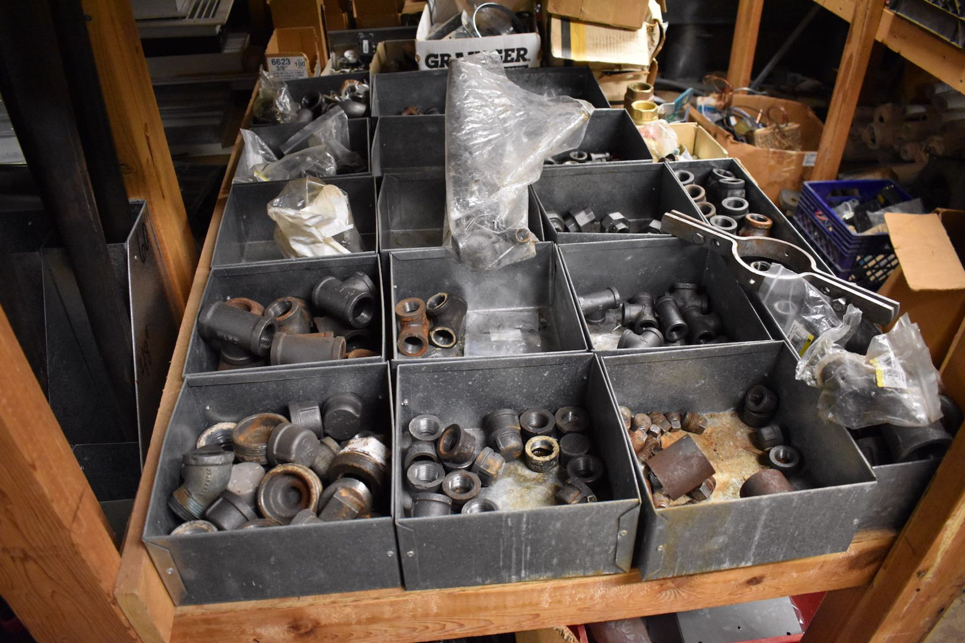 Lot: Assorted Pipe, Pipe Fittings, Electrical Parts, etc. - Image 2 of 8