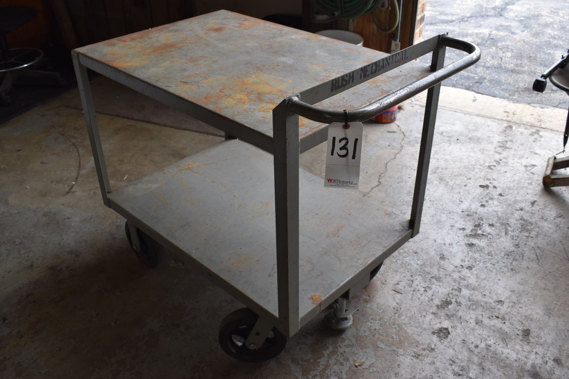 Steel Shop Cart