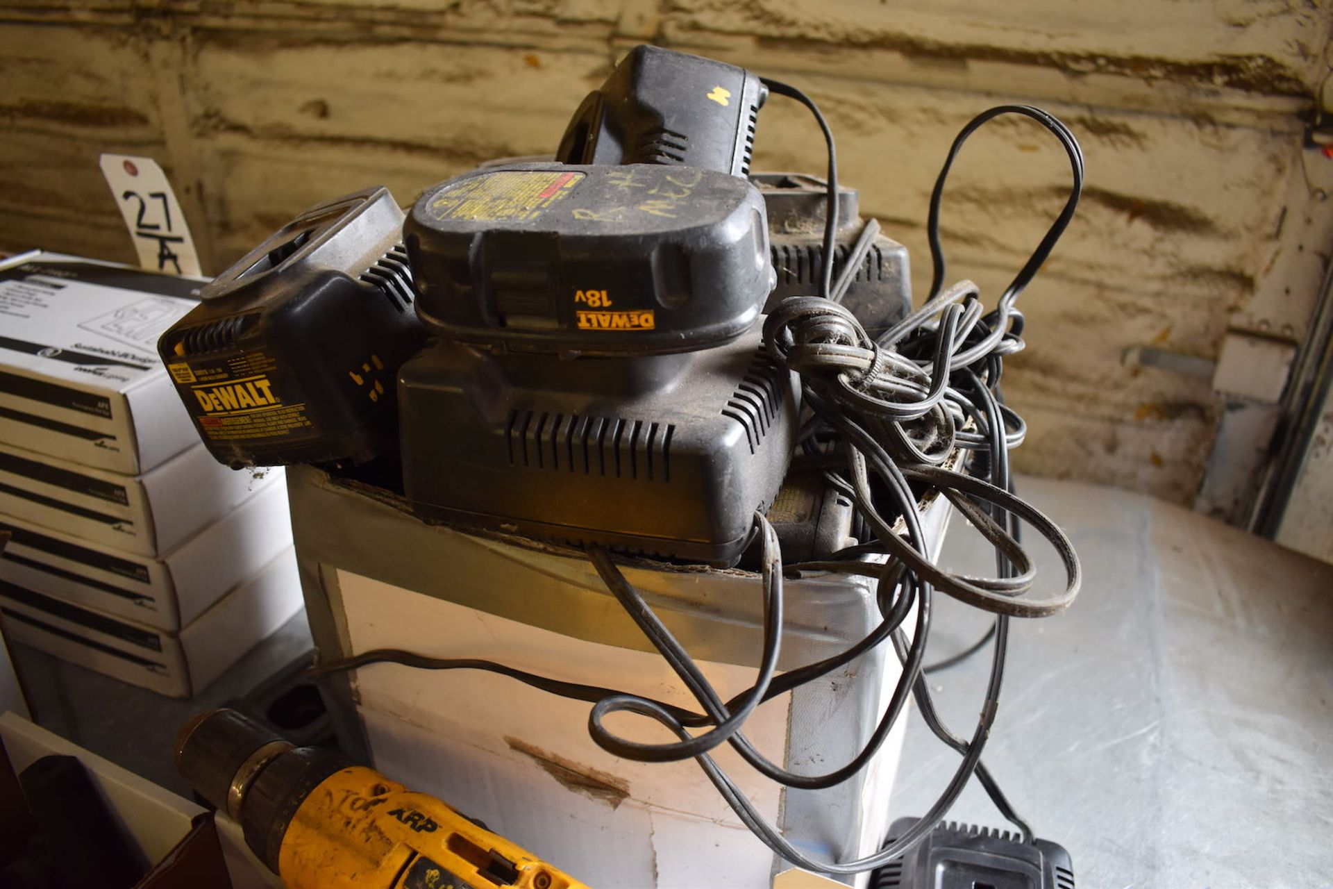 Lot: Assorted Dewalt Cordless Drills & Chargers - Image 2 of 2