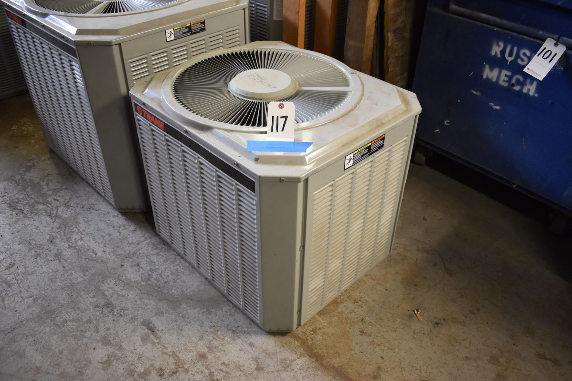 Trane Model TTA030C300A1 Air Conditioner, S/N R212U5K3F (2000), 200/230 Volt, 14 Amp