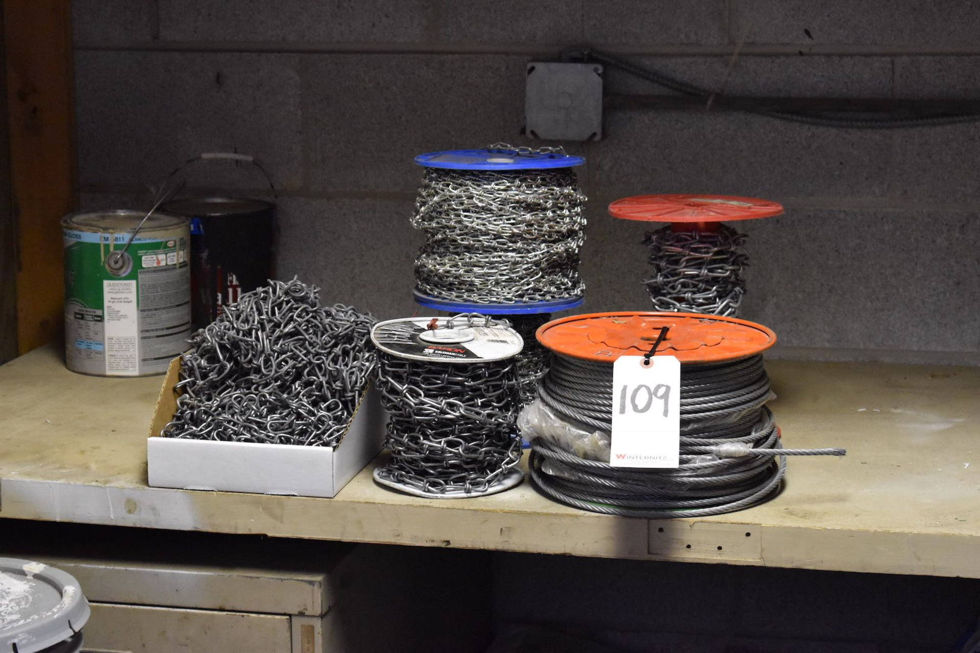 Lot: Assorted Chain & Cable