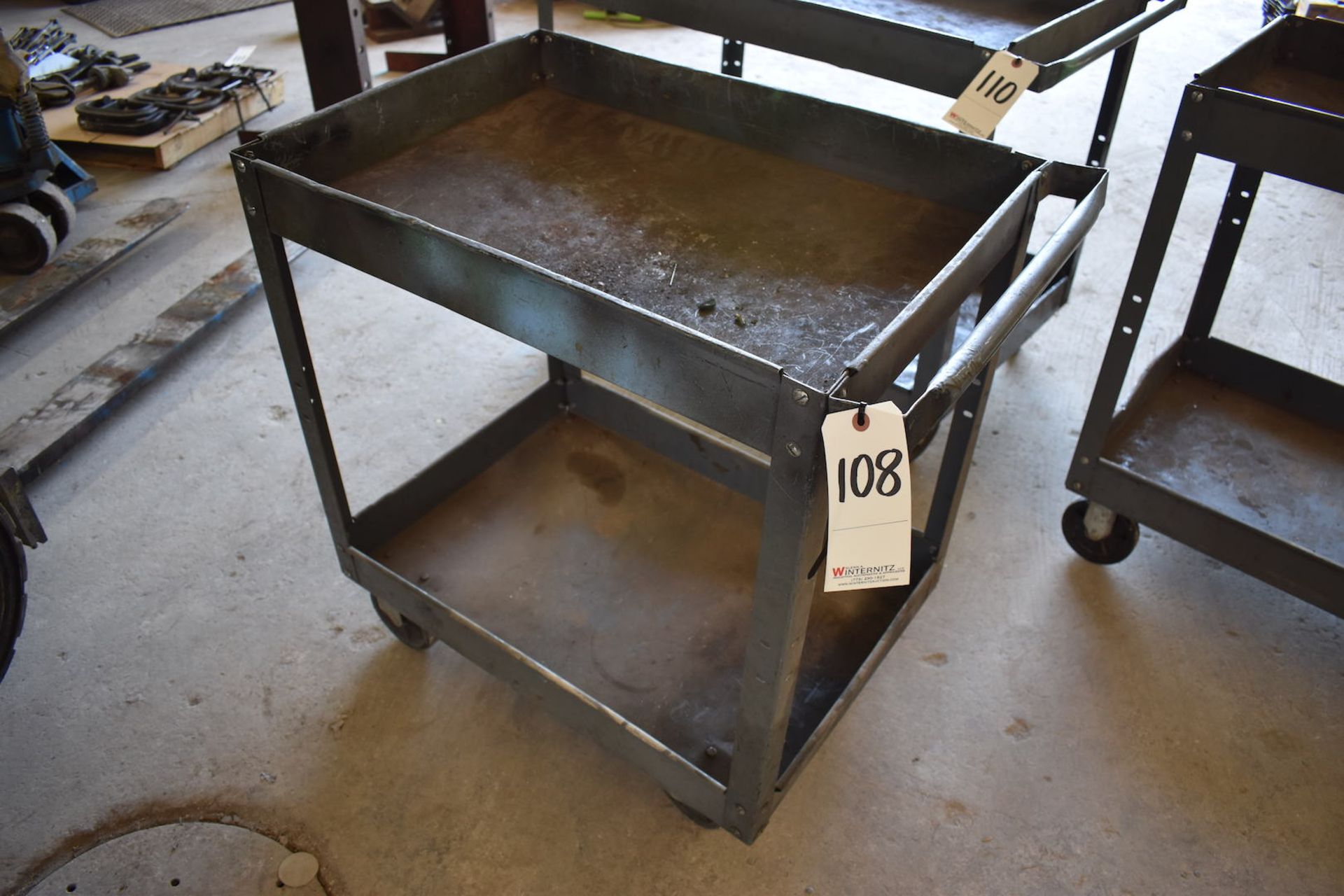 Steel Shop Cart