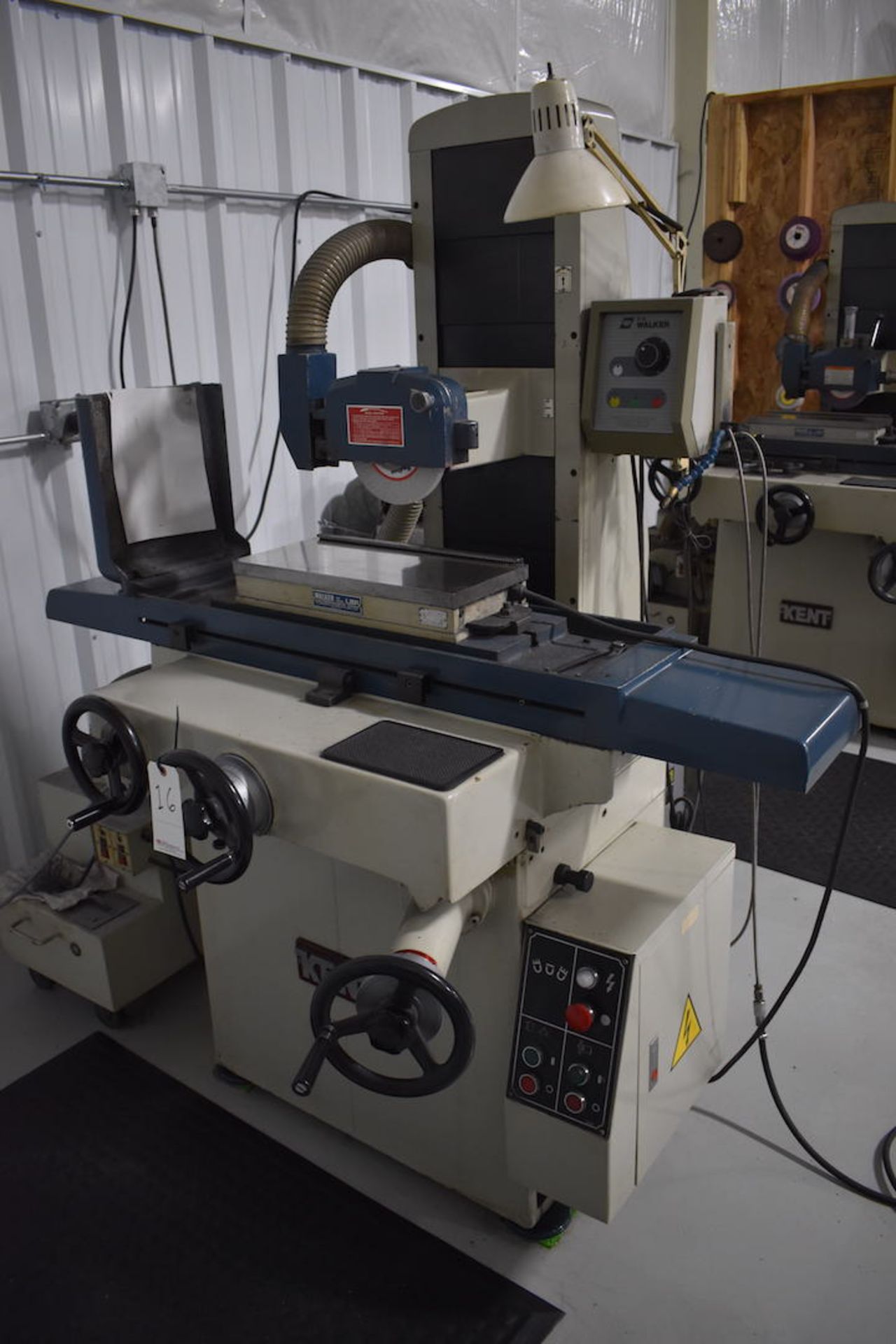 KENT 8” X 18” MODEL KGS-250 HAND FEED SURFACE GRINDER: S/N 94125008 (1994); 2HP MOTOR ON SPINDLE;