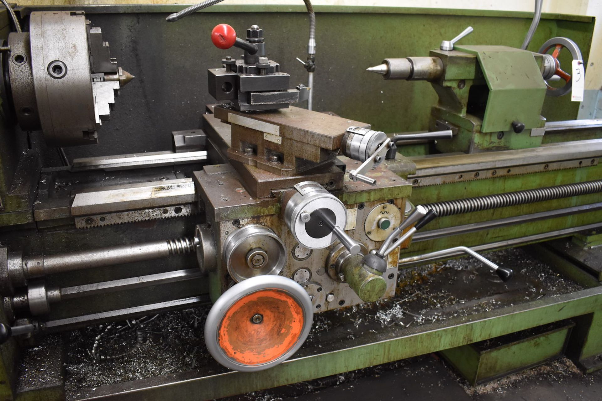 LION 20” X 60” MODEL C11MT GAP BED ENGINE LATHE: S/N 16320 (1993); SONY LH51 2-AXIS DIGITAL READOUT; - Bild 11 aus 12