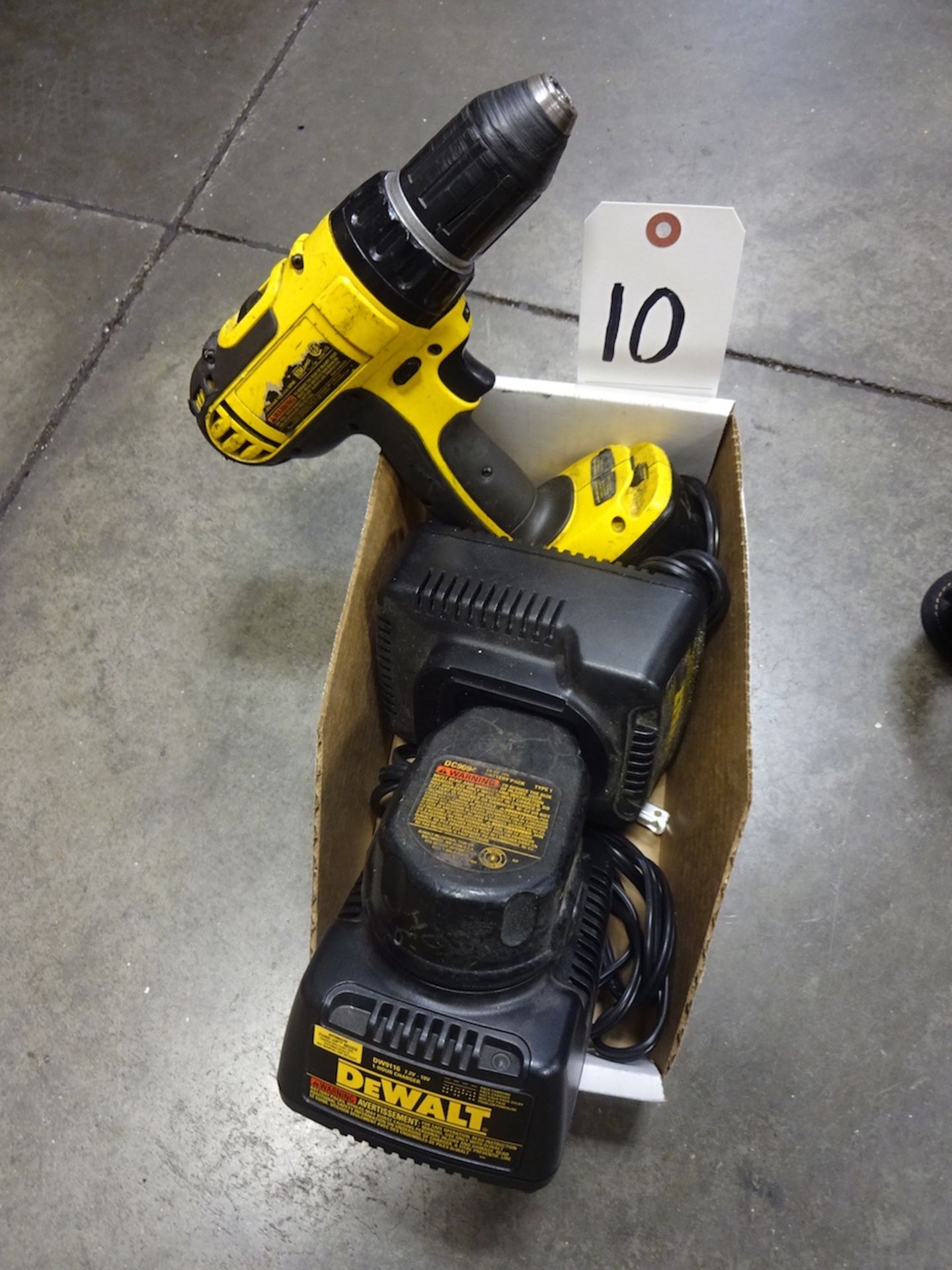 Dewalt Cordless Drill, with (2) Batteries & (2) Chargers
