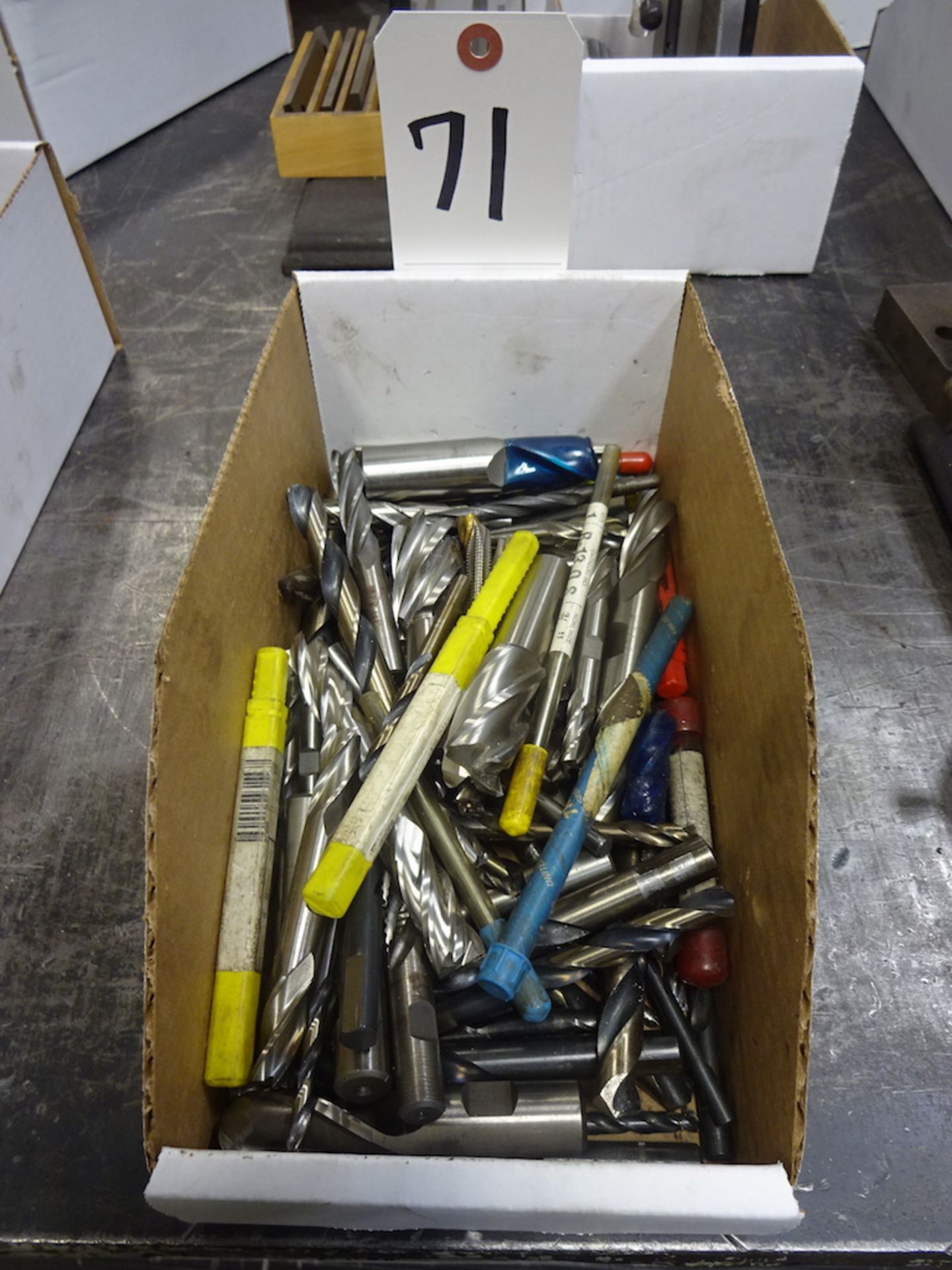 LOT: Assorted Drills & Milling Cutters