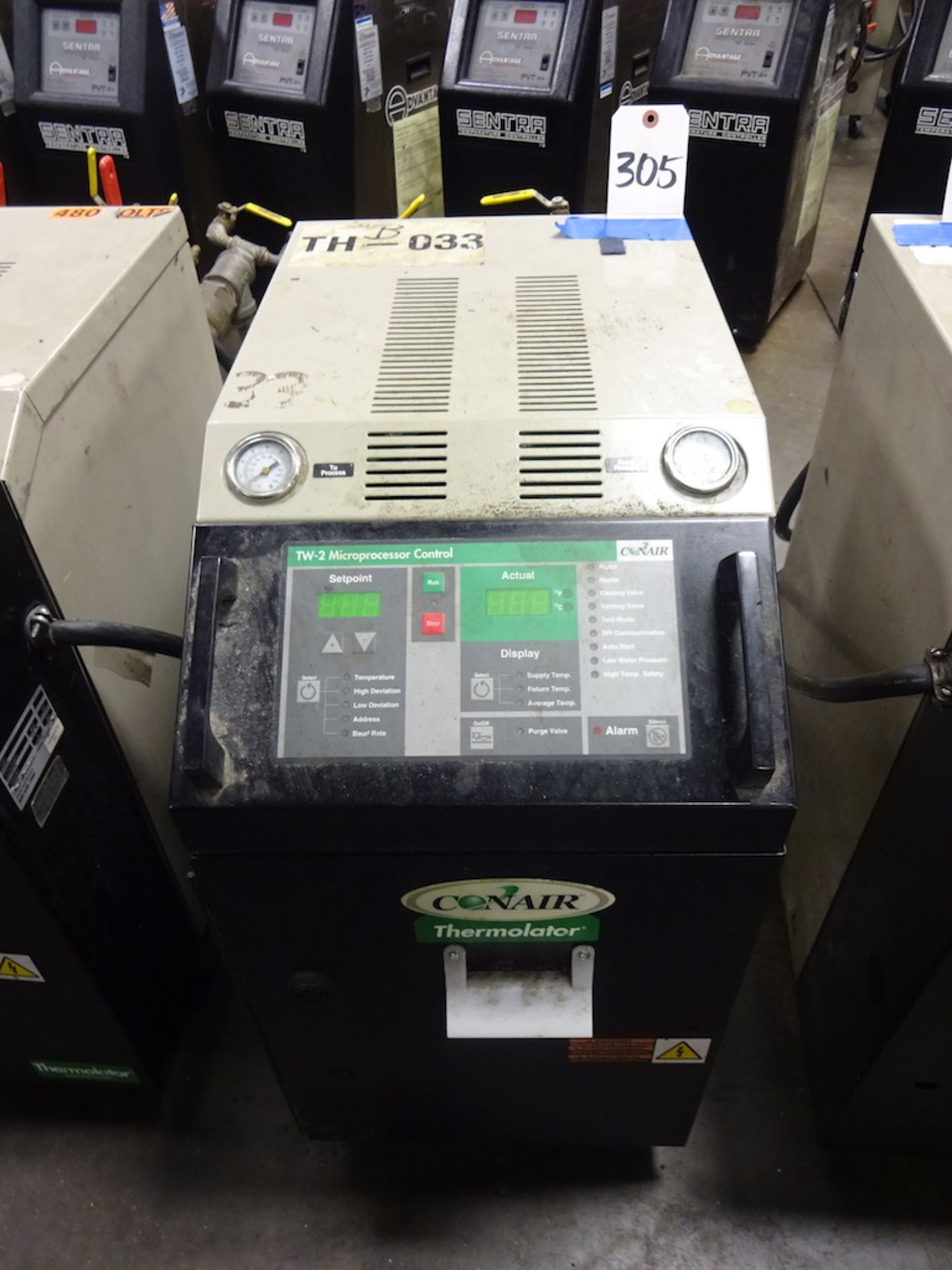 Conair Model TW Thermolator Temperature Controller, S/N 274833, with TW-2 Microprocessor Control