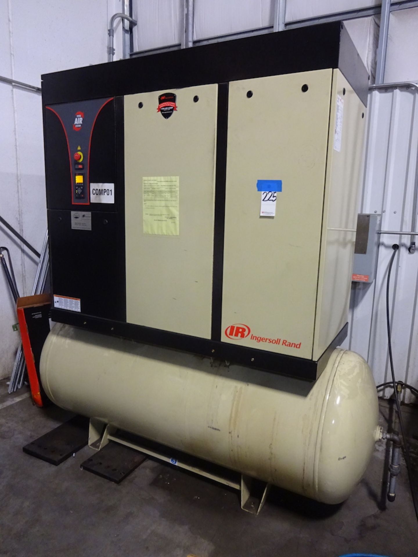 Ingersoll Rand 30 HP Model Nirvana IRN30H-TAS Screw Type Air Compressor, S/N BN2175N11019 (2011),