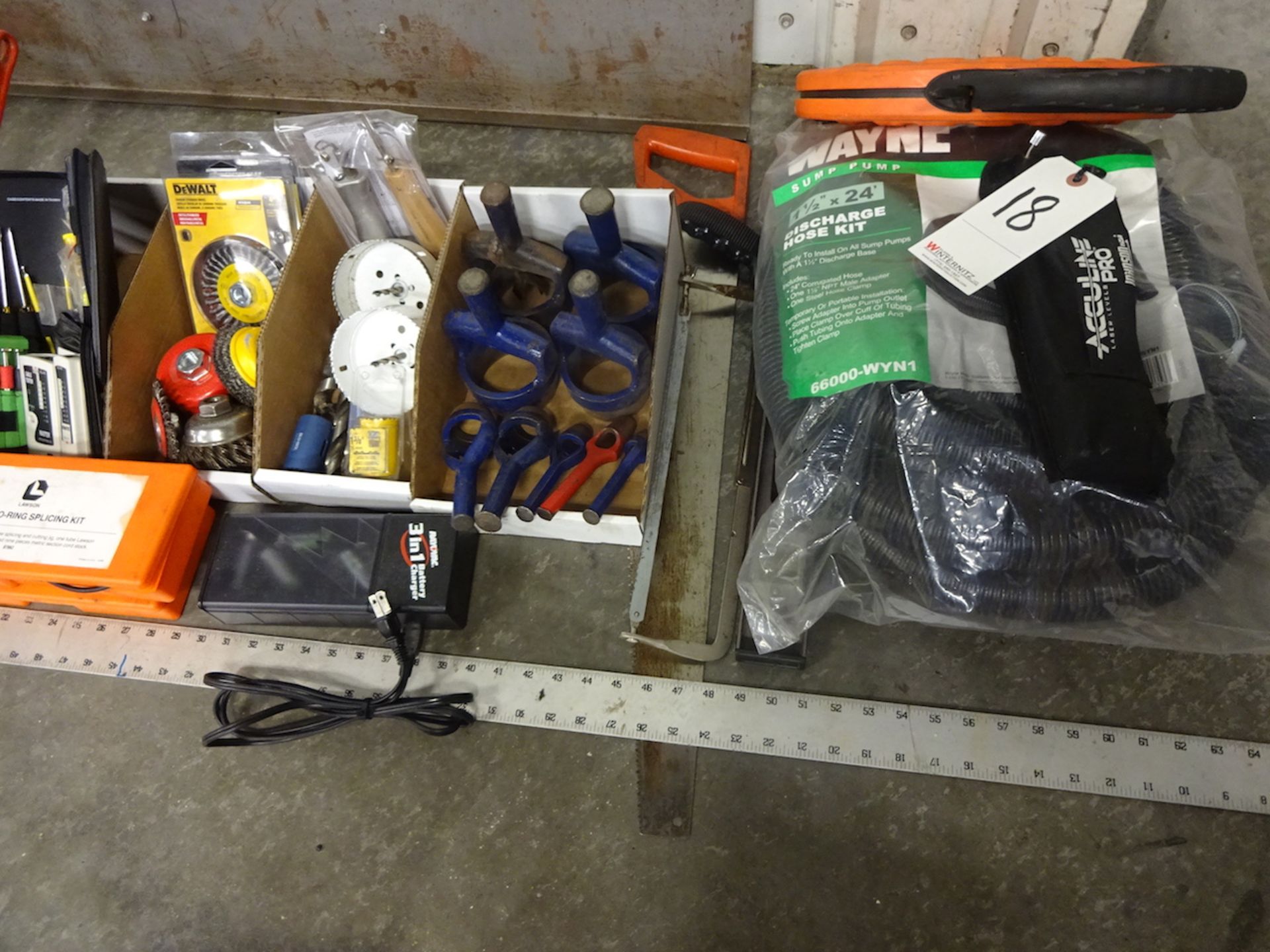 LOT: Assorted Hand Tools, Wire Wheels, Hole Saws, etc. - Image 3 of 3