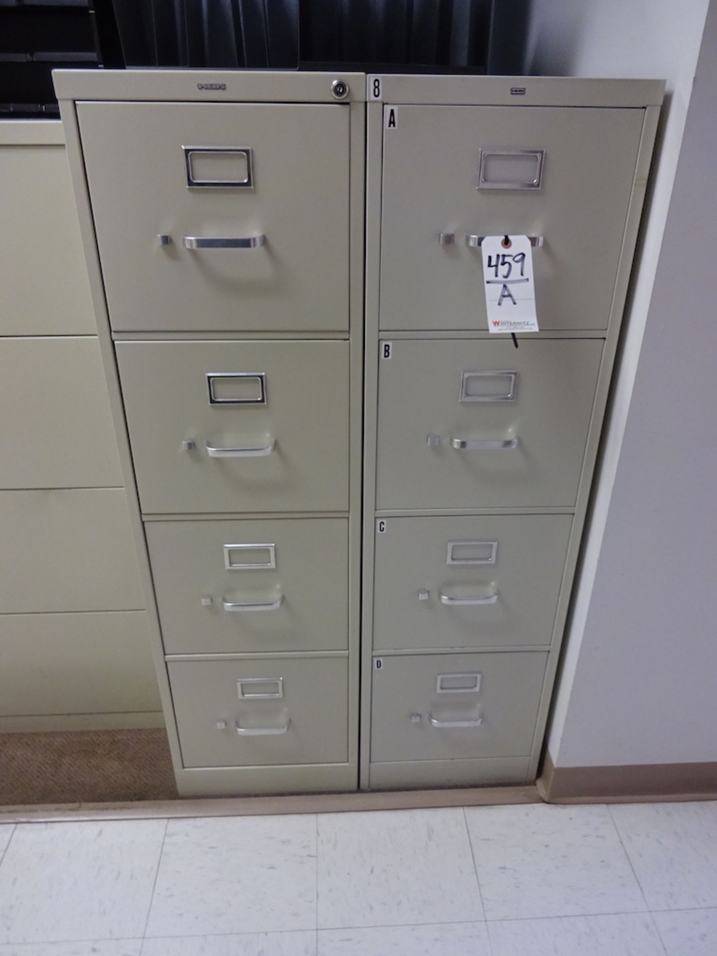 LOT: (2) Hon 4-Drawer File Cabinets & 4-Drawer Lateral File Cabinet