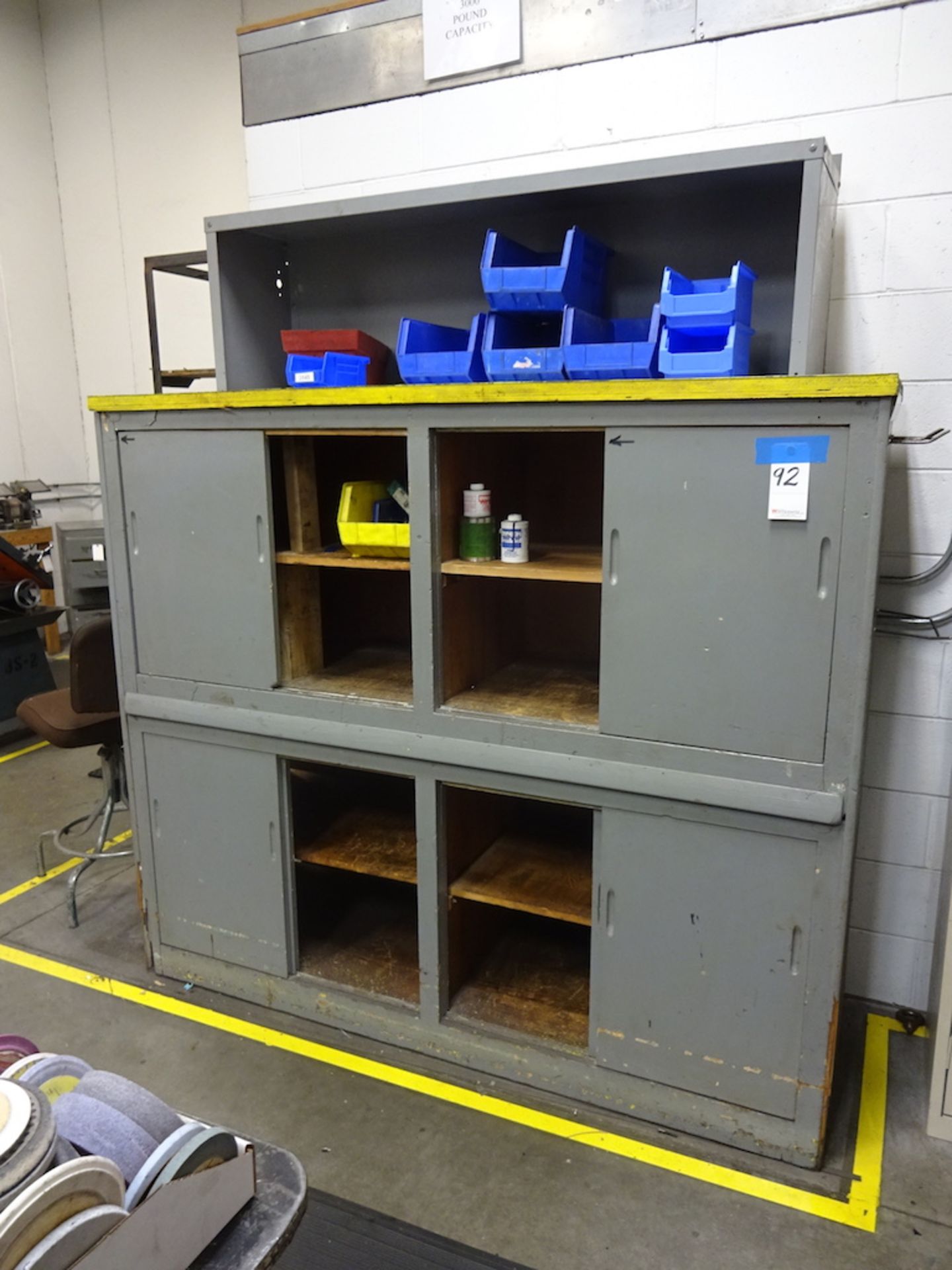 Wood Storage Cabinet