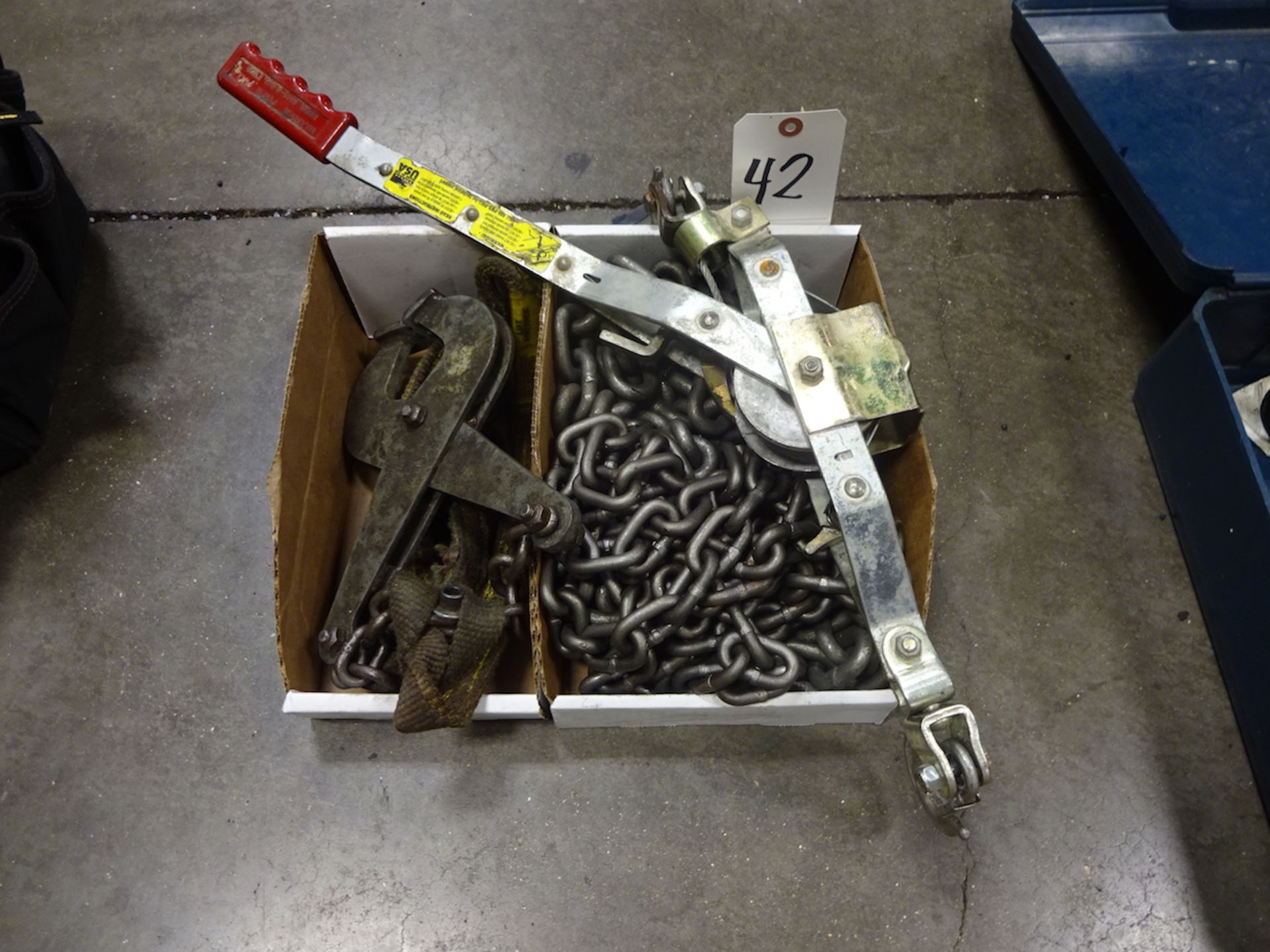 LOT: Rigging Chain & Come-Along