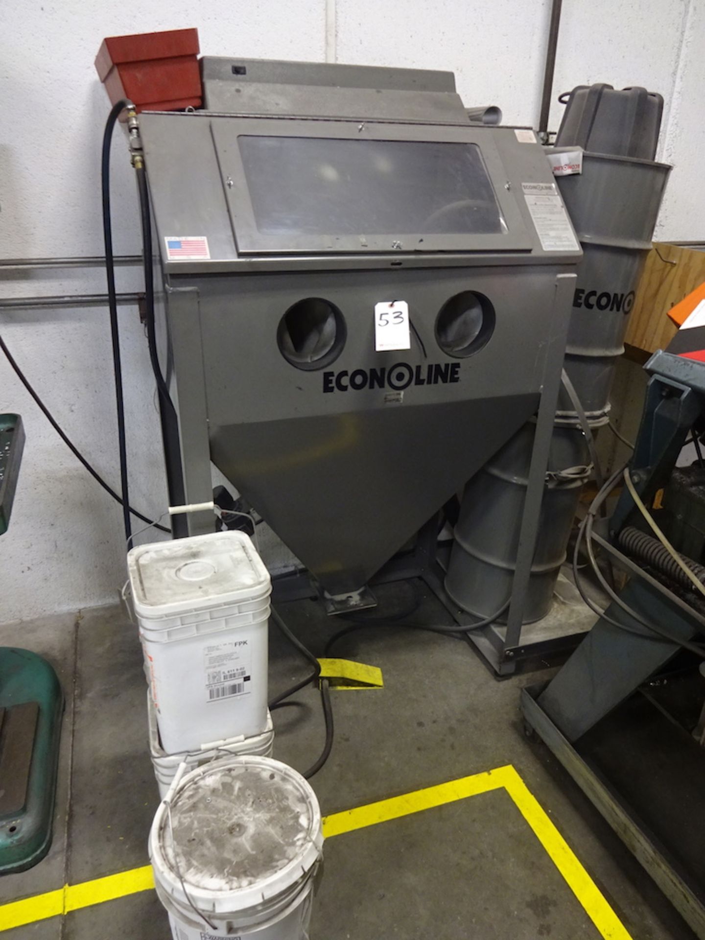 Econoline Sand Blast Cabinet, with Econoline Dust Collector