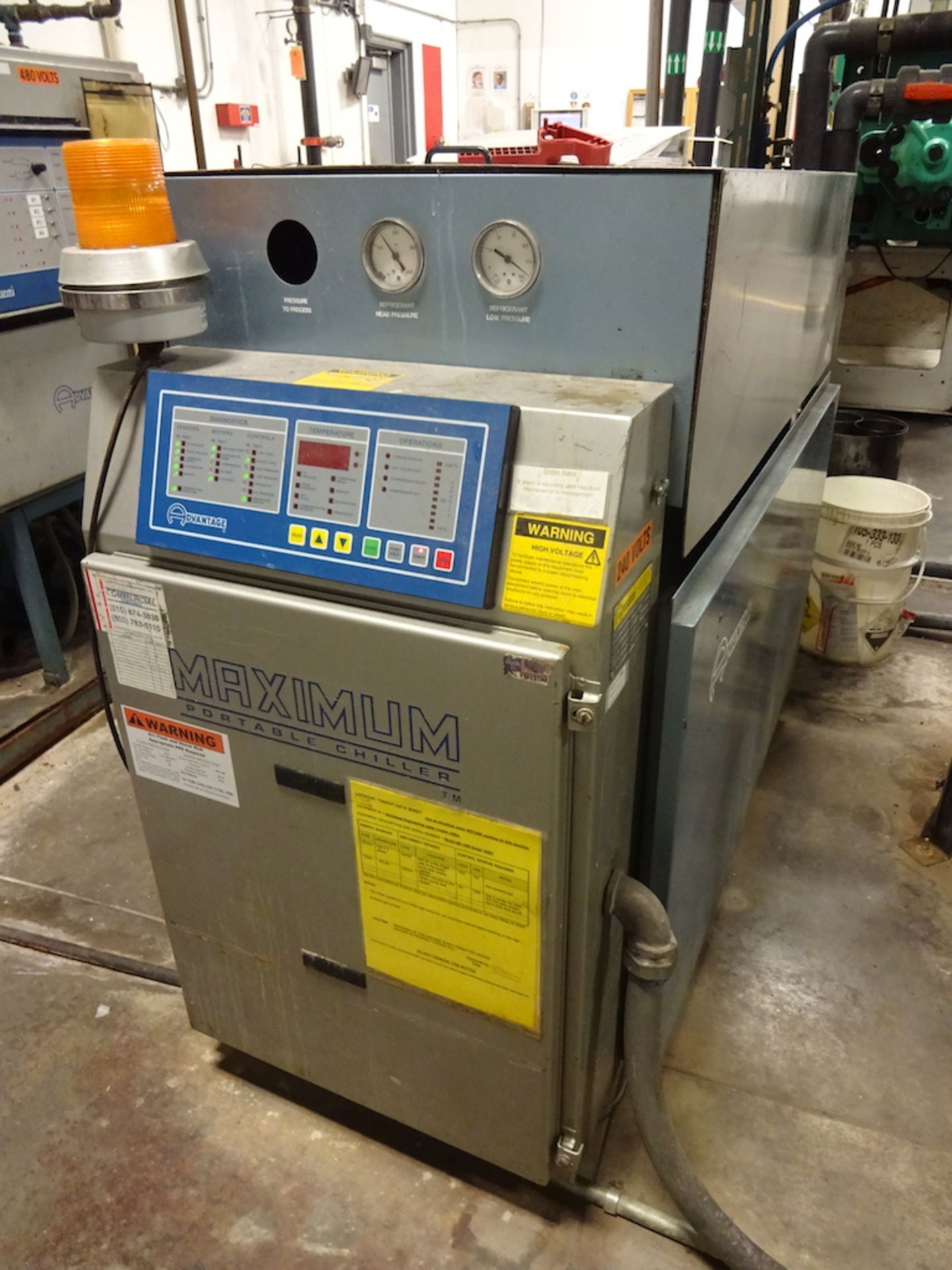 LOT: Advantage Chilling System including Tough Tank Model TTKC-450-1P-SP Chiller, S/N 77449 (