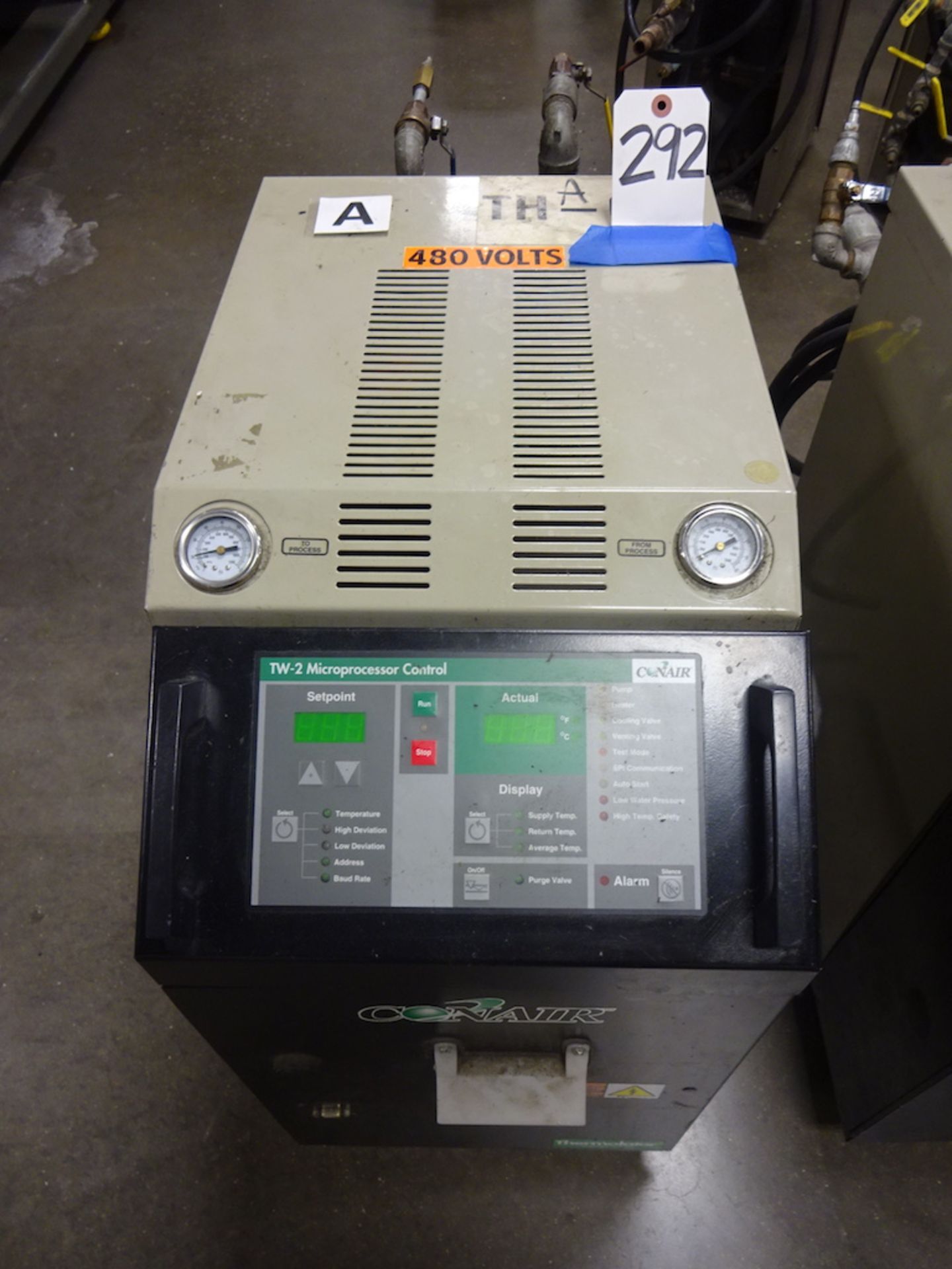 Conair Model TW-2 Thermolator Temperature Controller, S/N 150080, with TW-2 Microprocessor Control