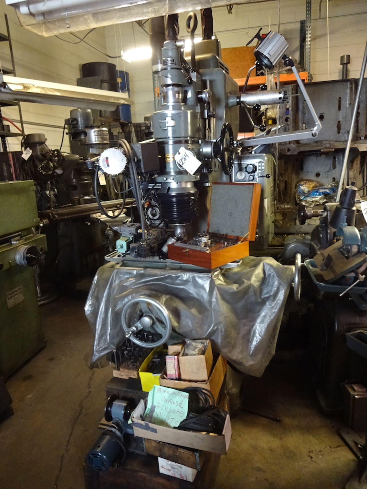 LOT: Moore No. 2 Jig Grinder, S/N 7023, with Related Accessories & Moore Motorized Universal