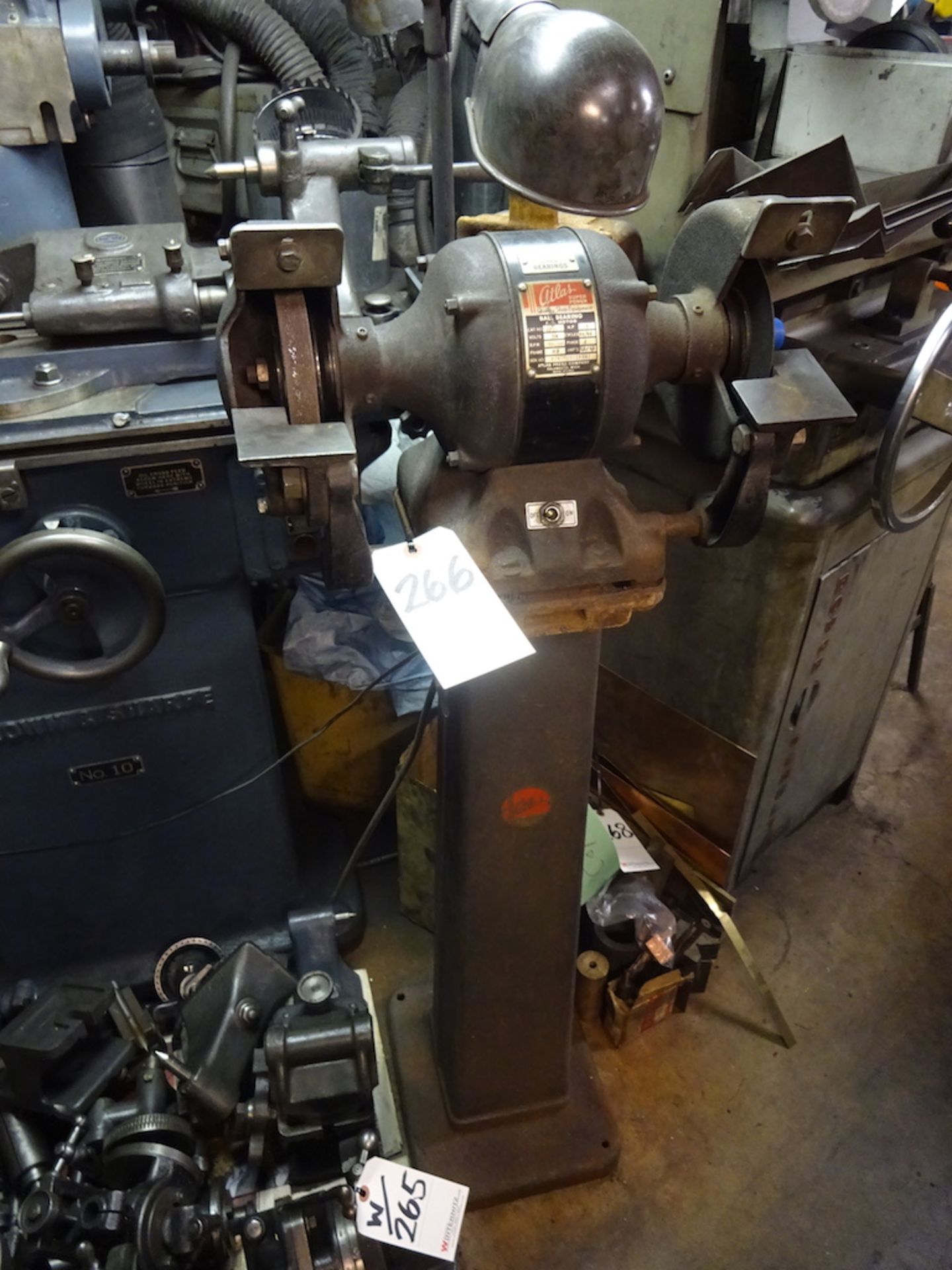 Atlas 1/3 HP Double End Pedestal Grinder