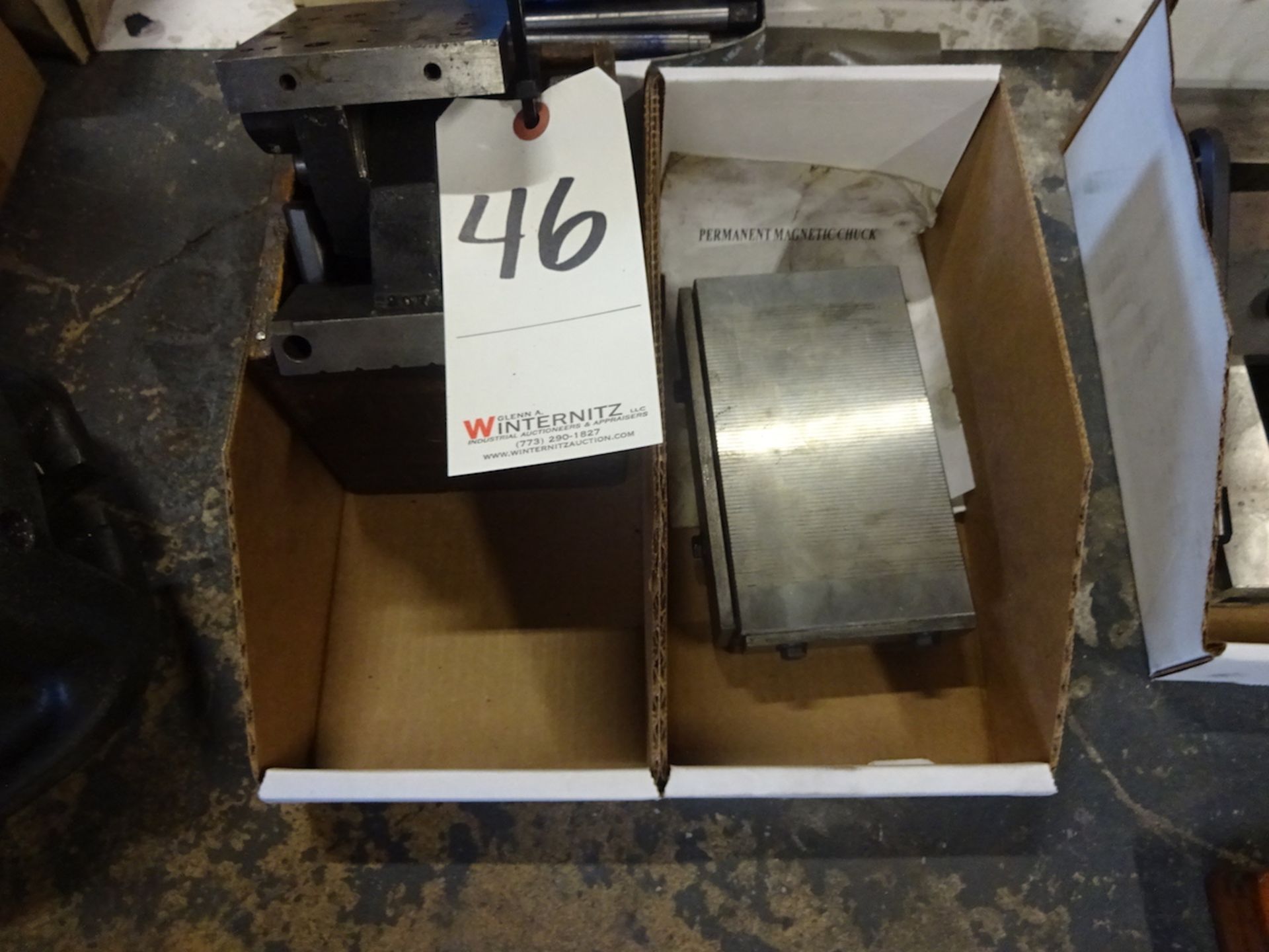 LOT: Bemis Sine Fixture, 4 in. x 7 in. Magnetic Chuck